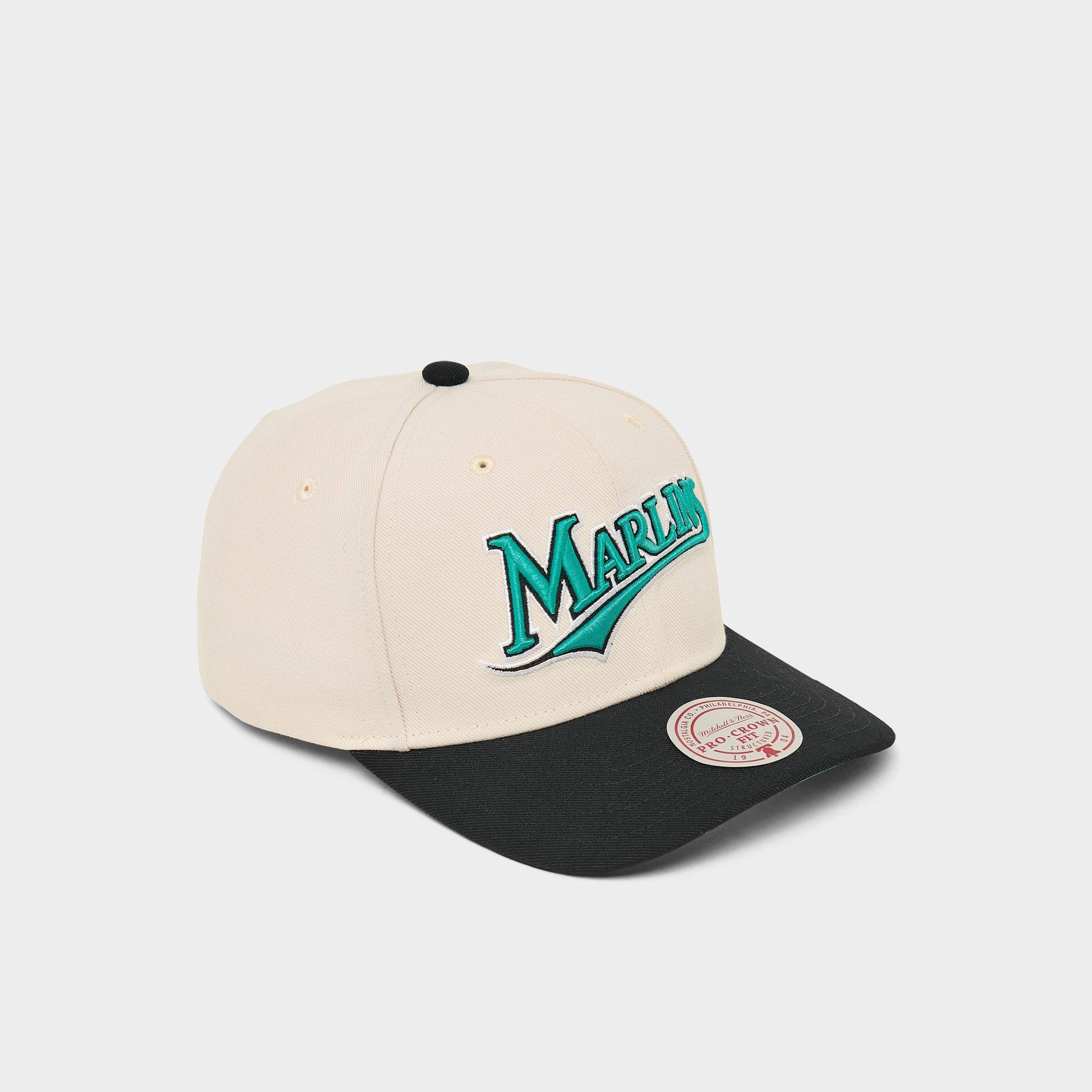 Mitchell & Ness Florida Marlins MLB Pro Crown Snapback Hat