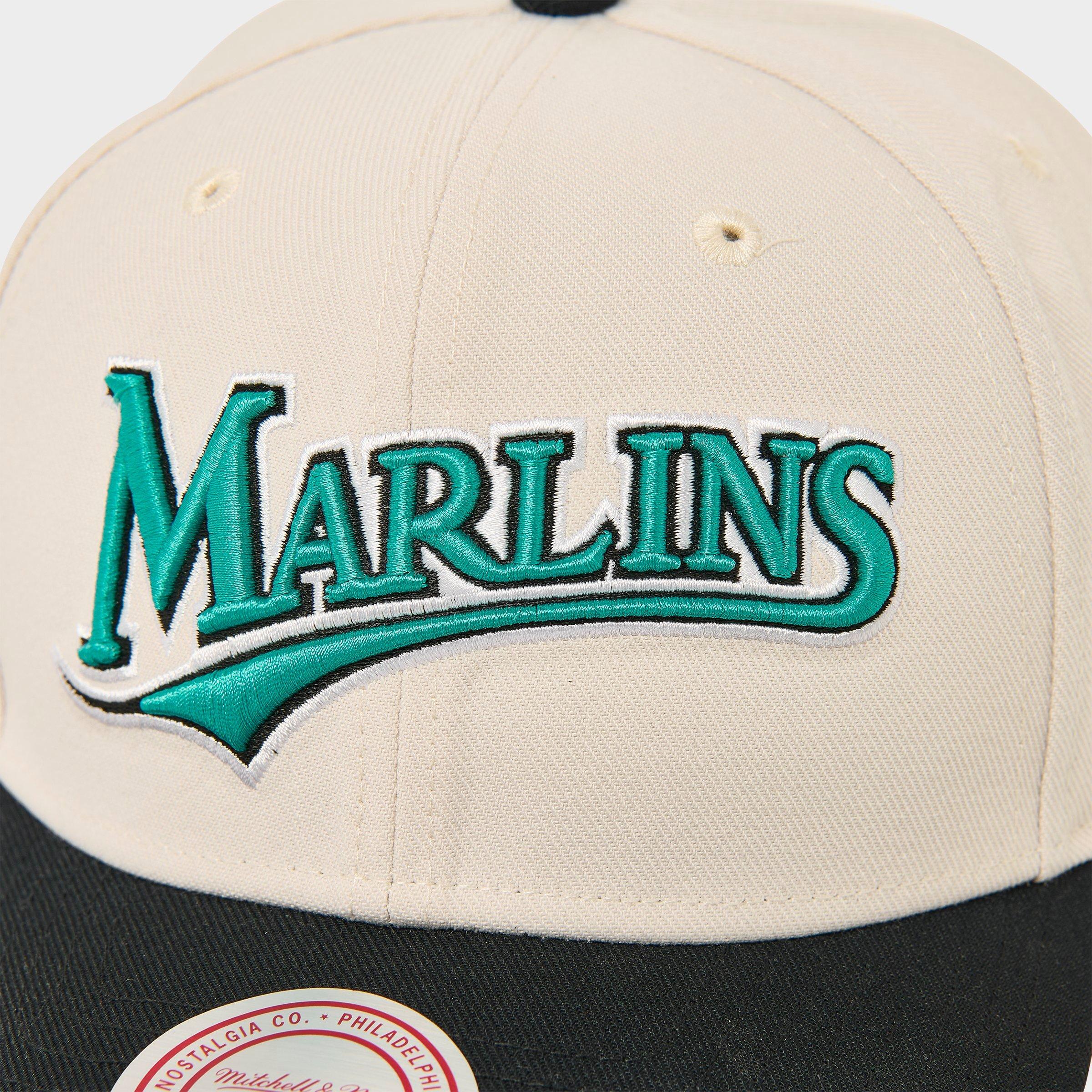 Mitchell & Ness Florida Marlins MLB Pro Crown Snapback Hat