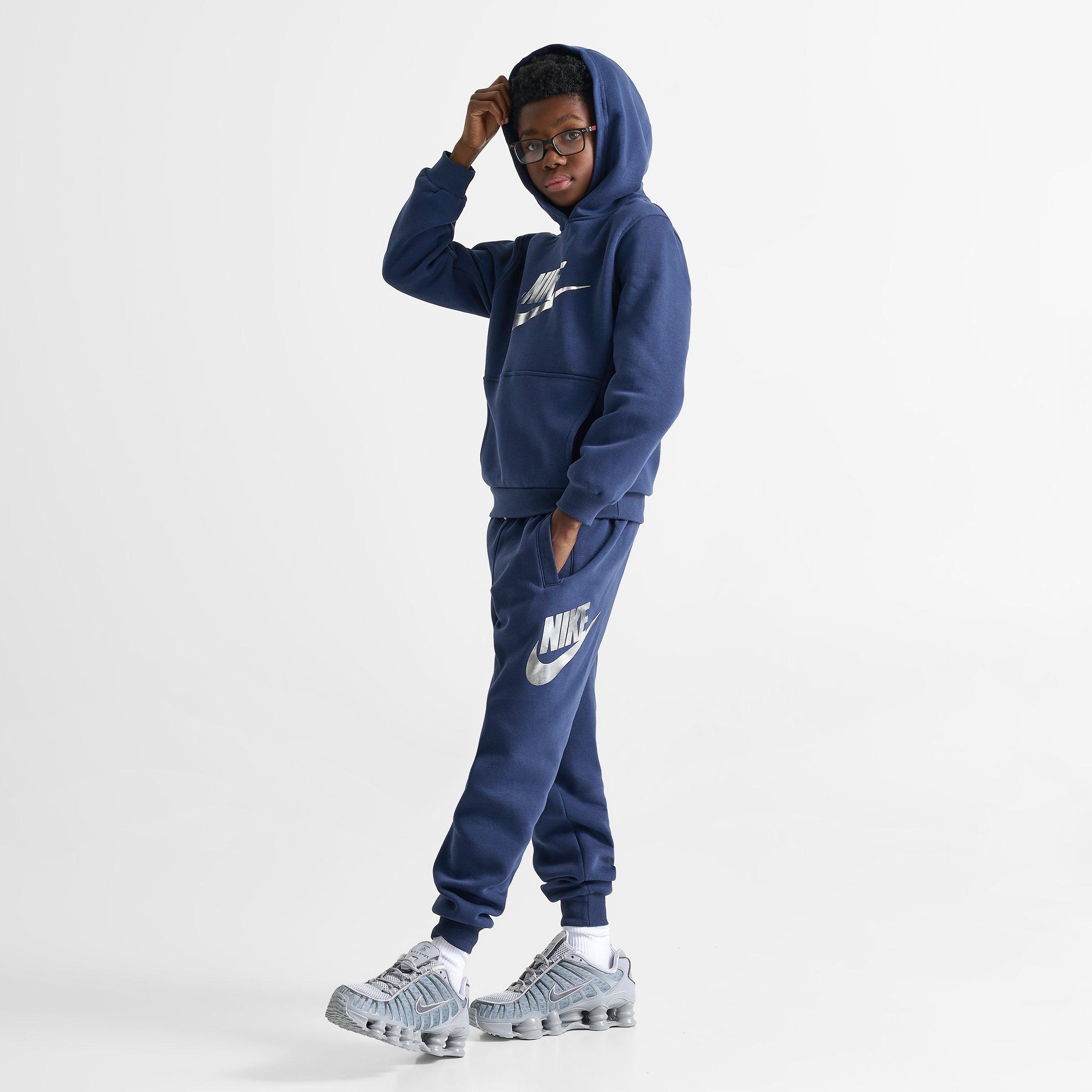 Big Kids' Nike Sportswear Club Fleece Foil Jogger Pants