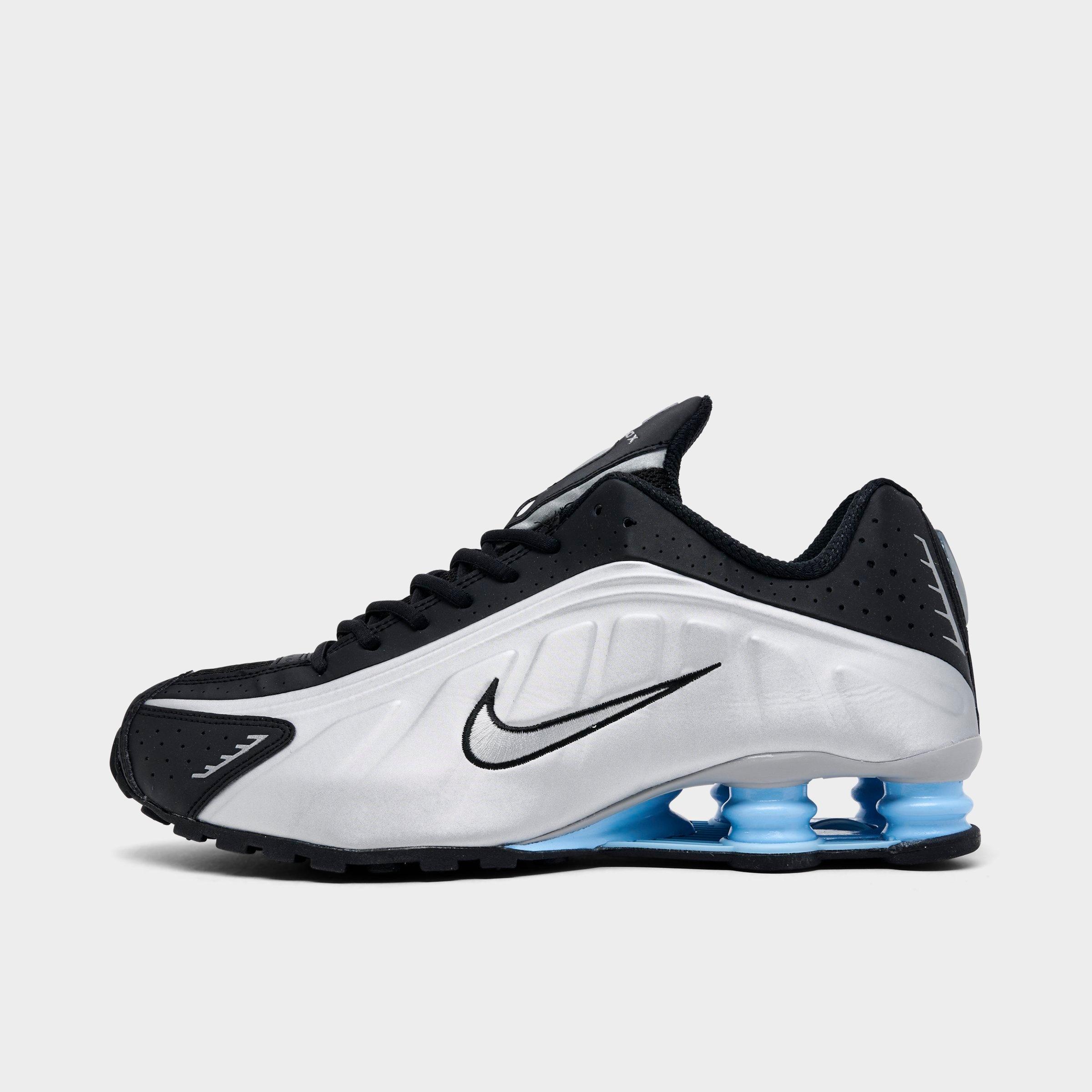 Nike Shox R4 White Racer Blue Metallic Silver 6-13Size