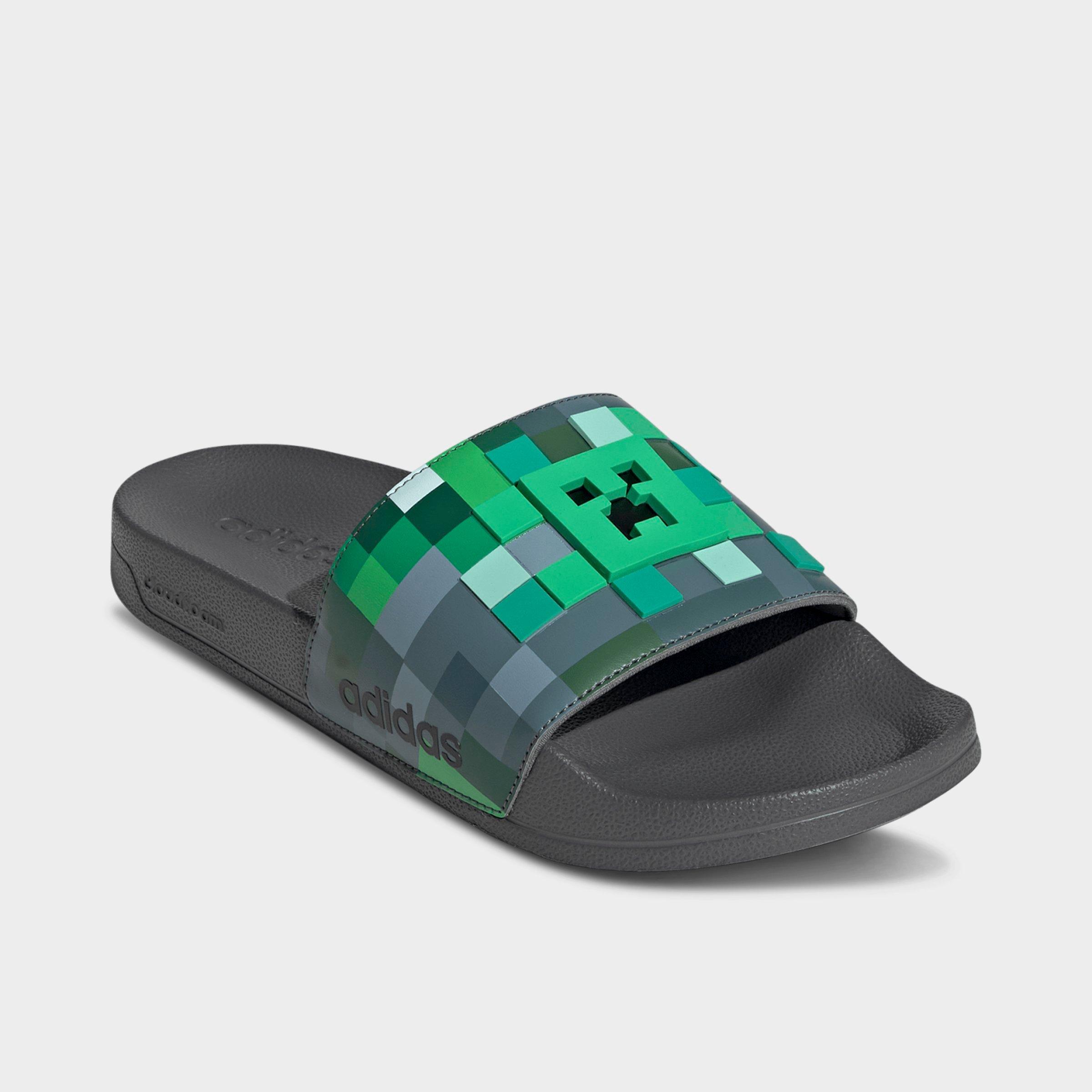Men's adidas x Minecraft Adilette Shower Slide Sandals