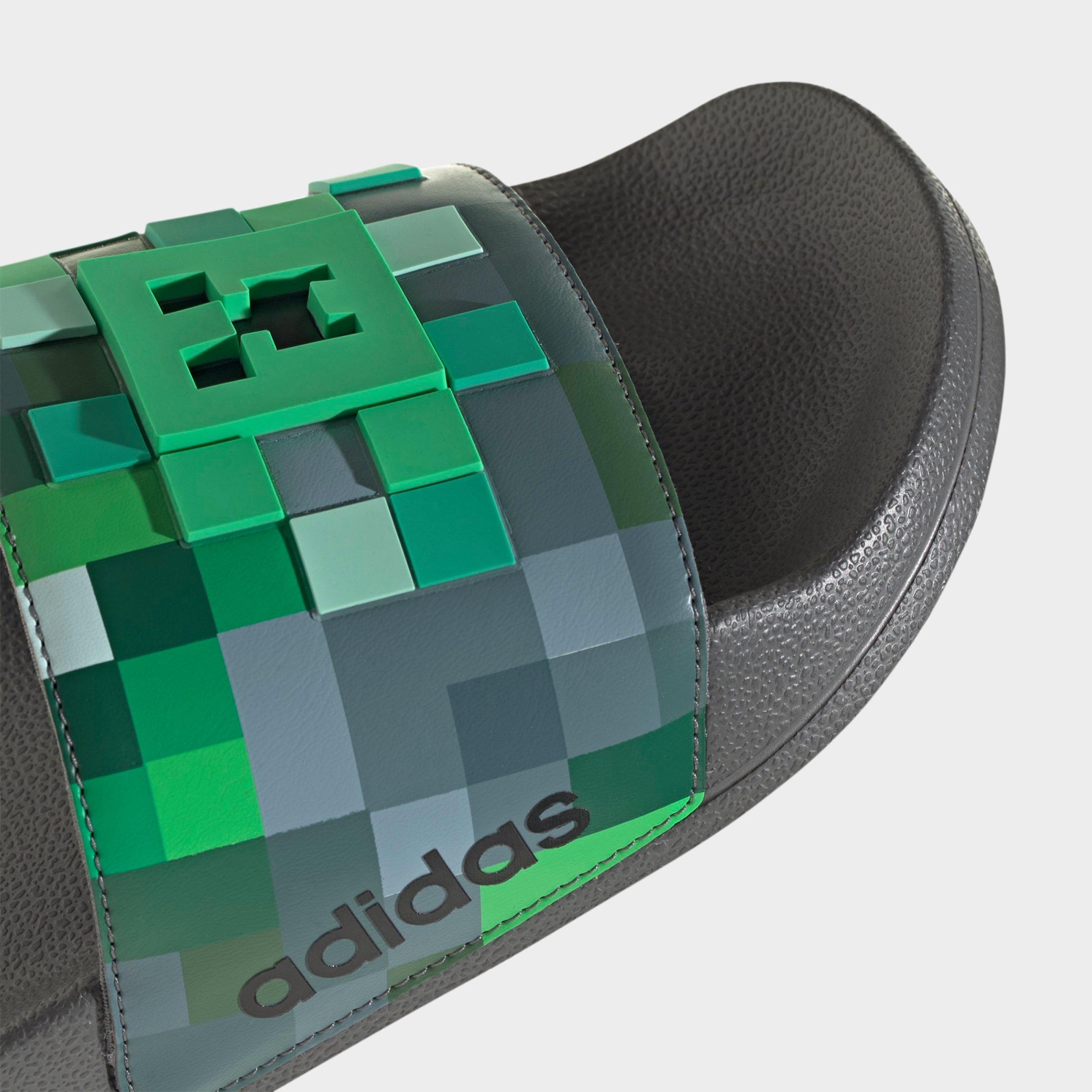 Men's adidas x Minecraft Adilette Shower Slide Sandals