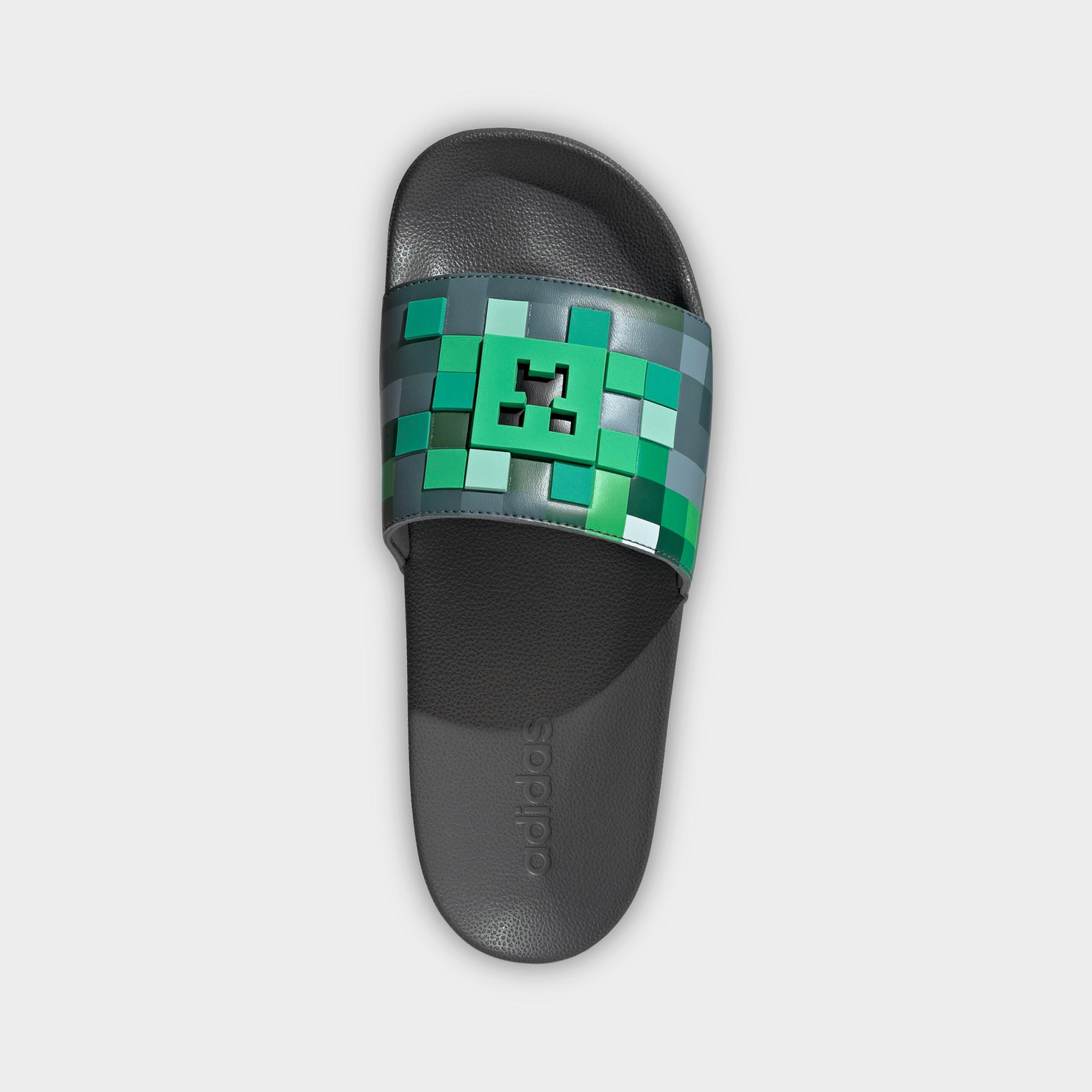 Men's adidas x Minecraft Adilette Shower Slide Sandals