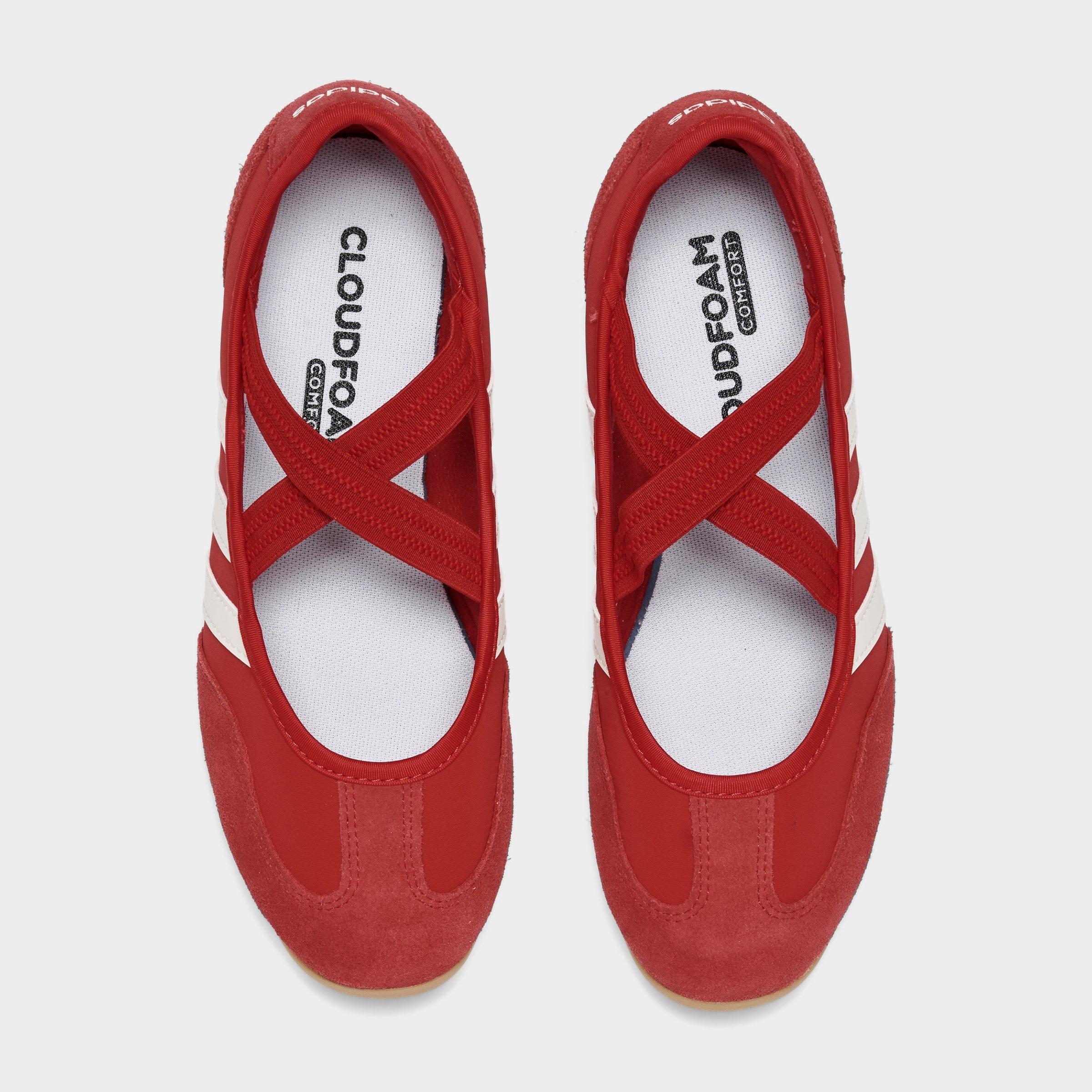 Women's adidas Barreda Mary Jane Cow Print Casual Shoes