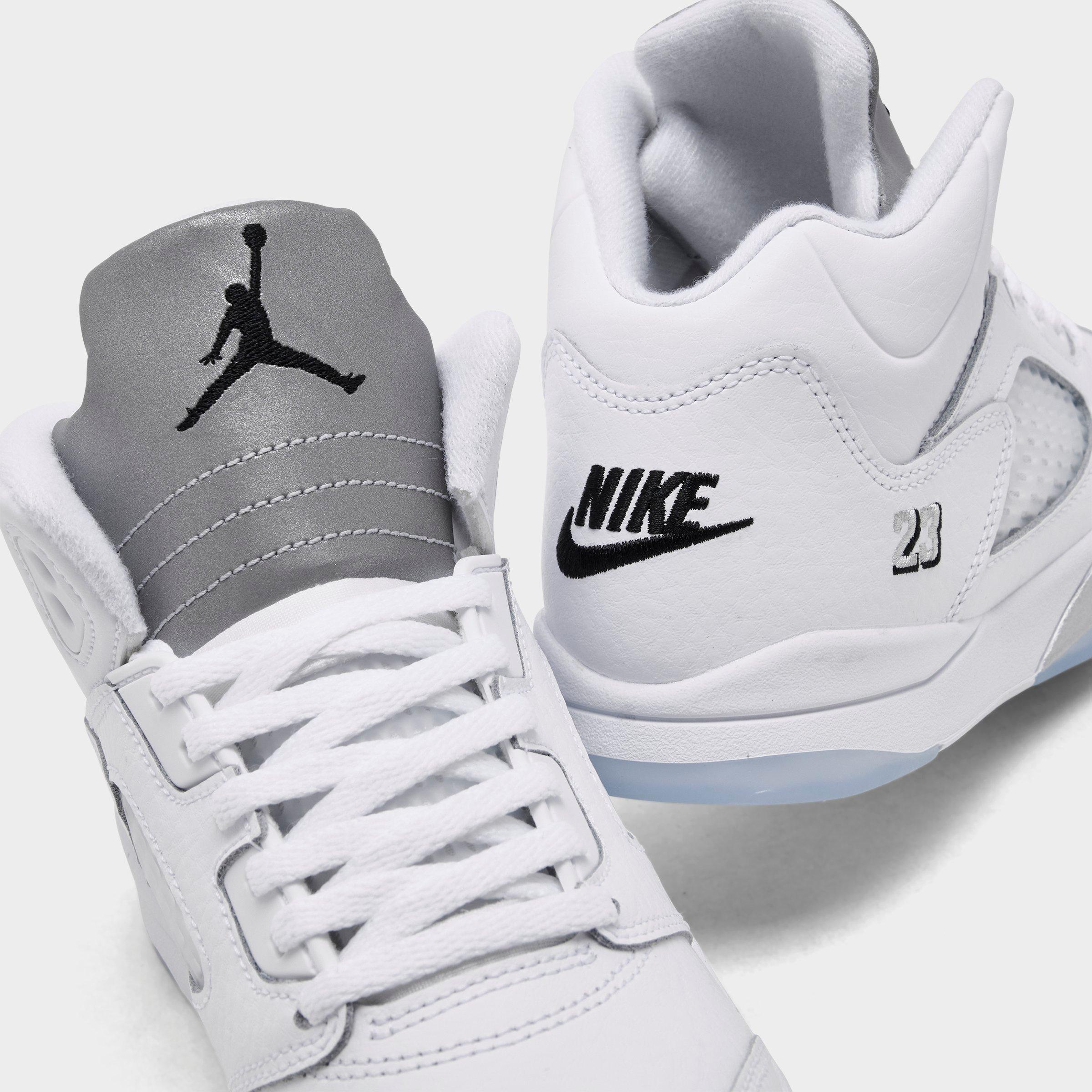 Little Kids' Air Jordan Retro 5 Basketball Shoes
