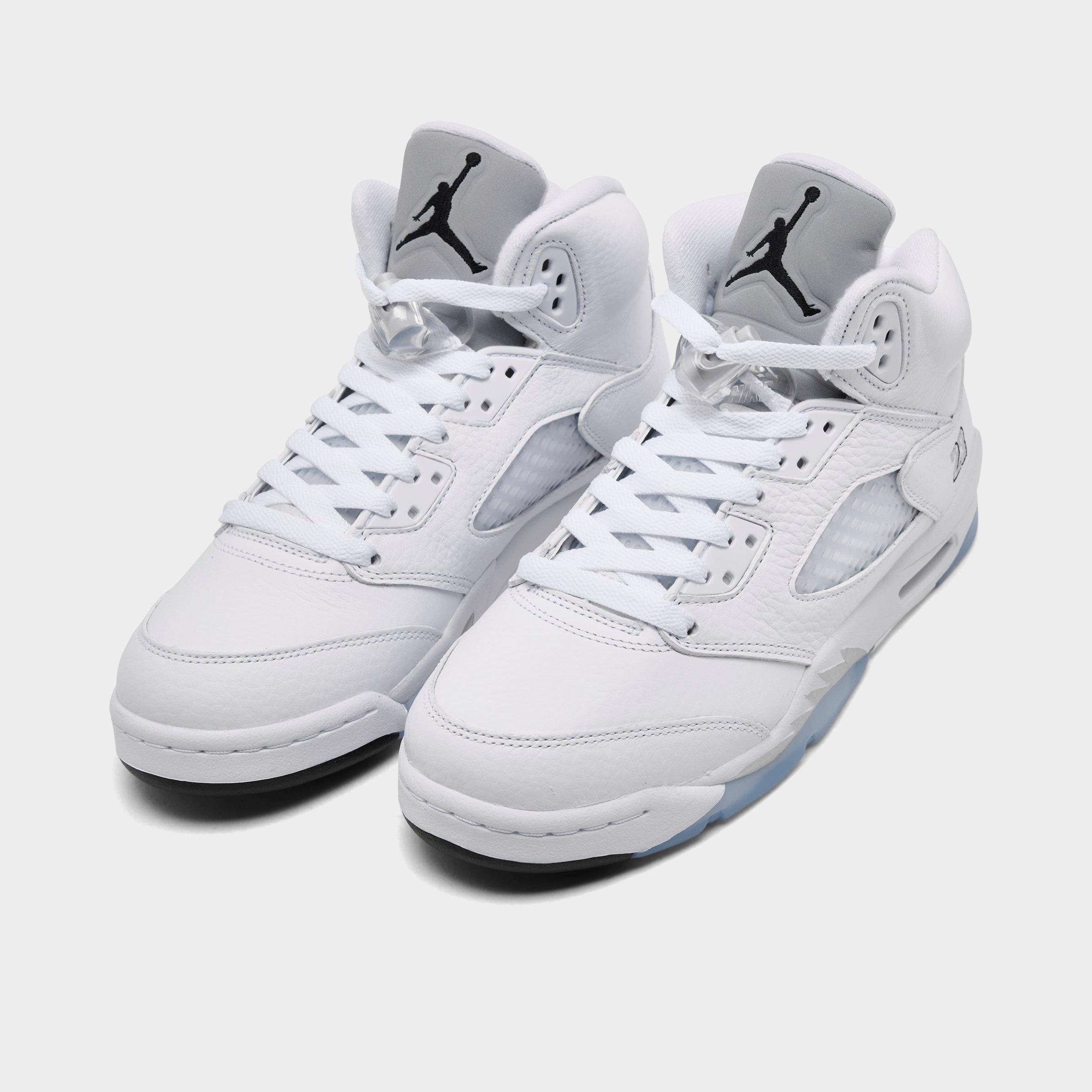 Big Kids' Air Jordan Retro 5 Basketball Shoes