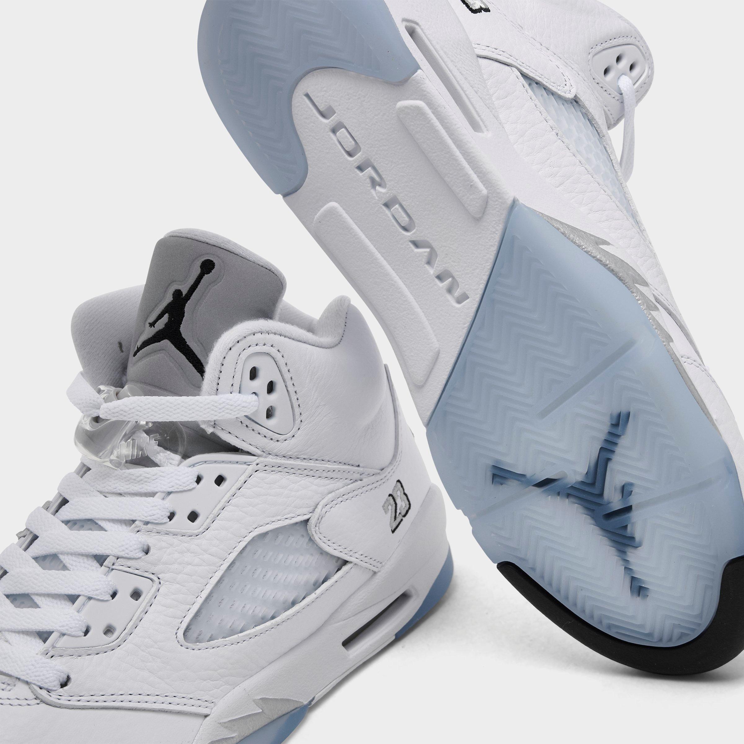 Big Kids' Air Jordan Retro 5 Basketball Shoes