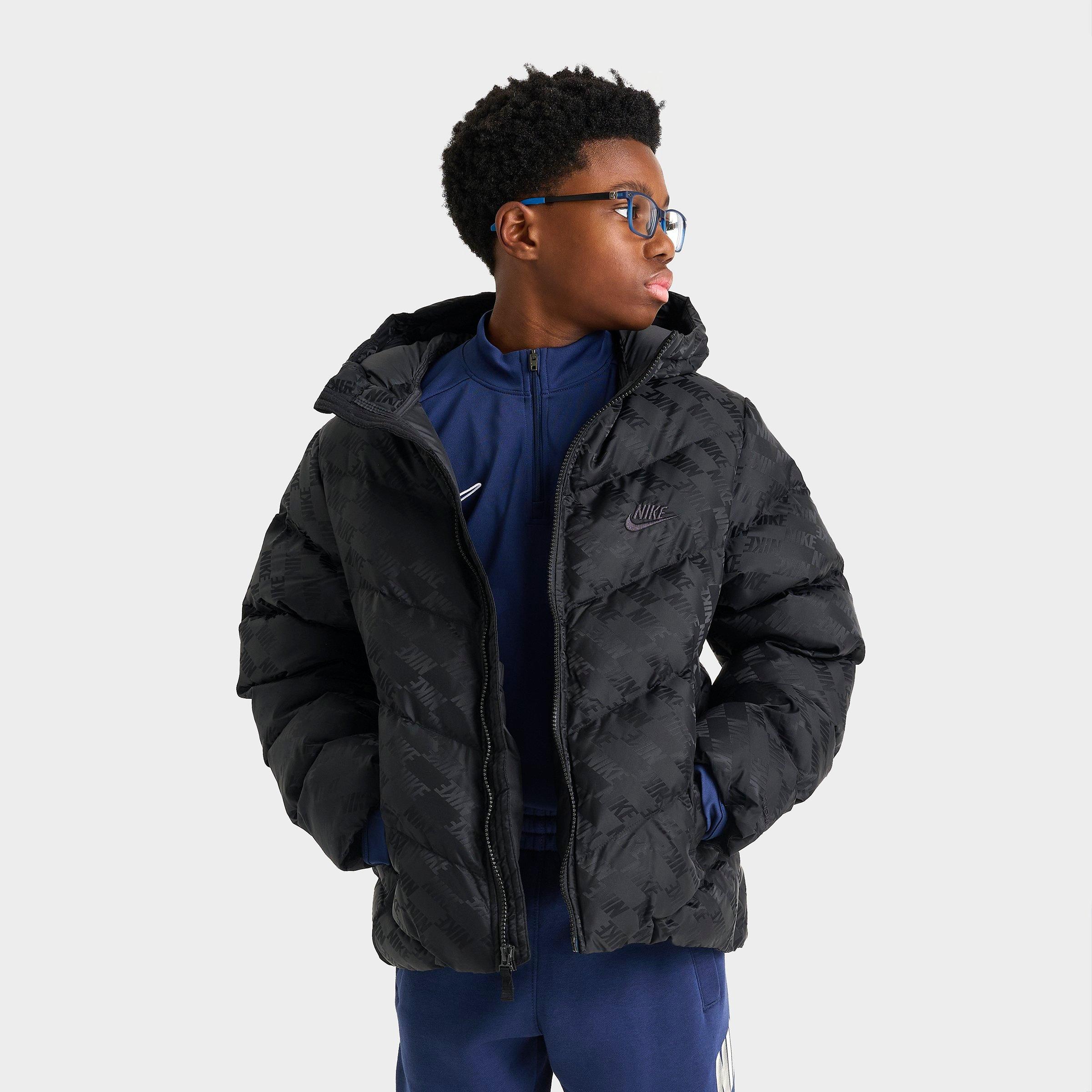 Big Kids' Nike Sportswear All Day Play Allover Print Therma-FIT Loose-Fit Puffer Jacket