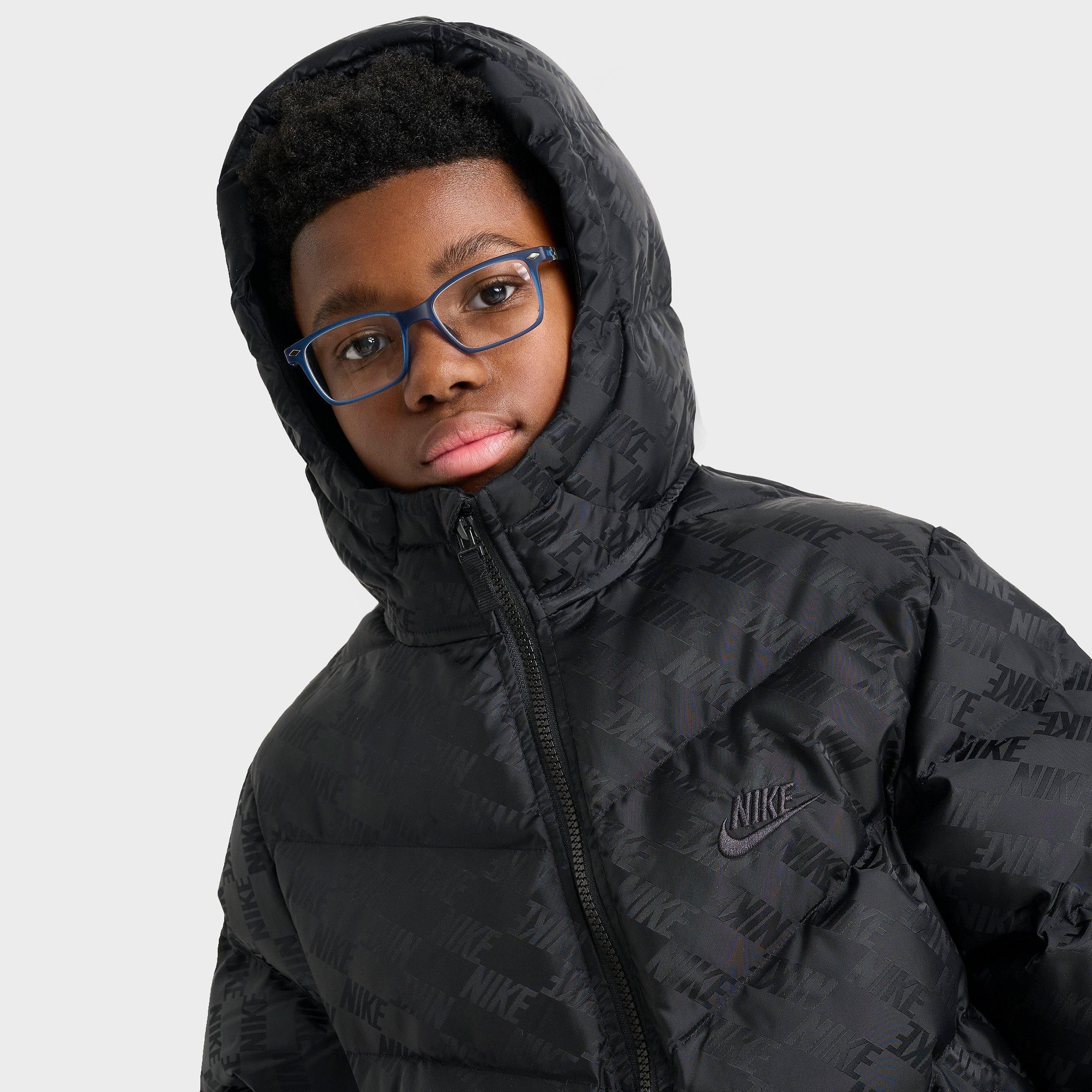 Big Kids' Nike Sportswear All Day Play Allover Print Therma-FIT Loose-Fit Puffer Jacket