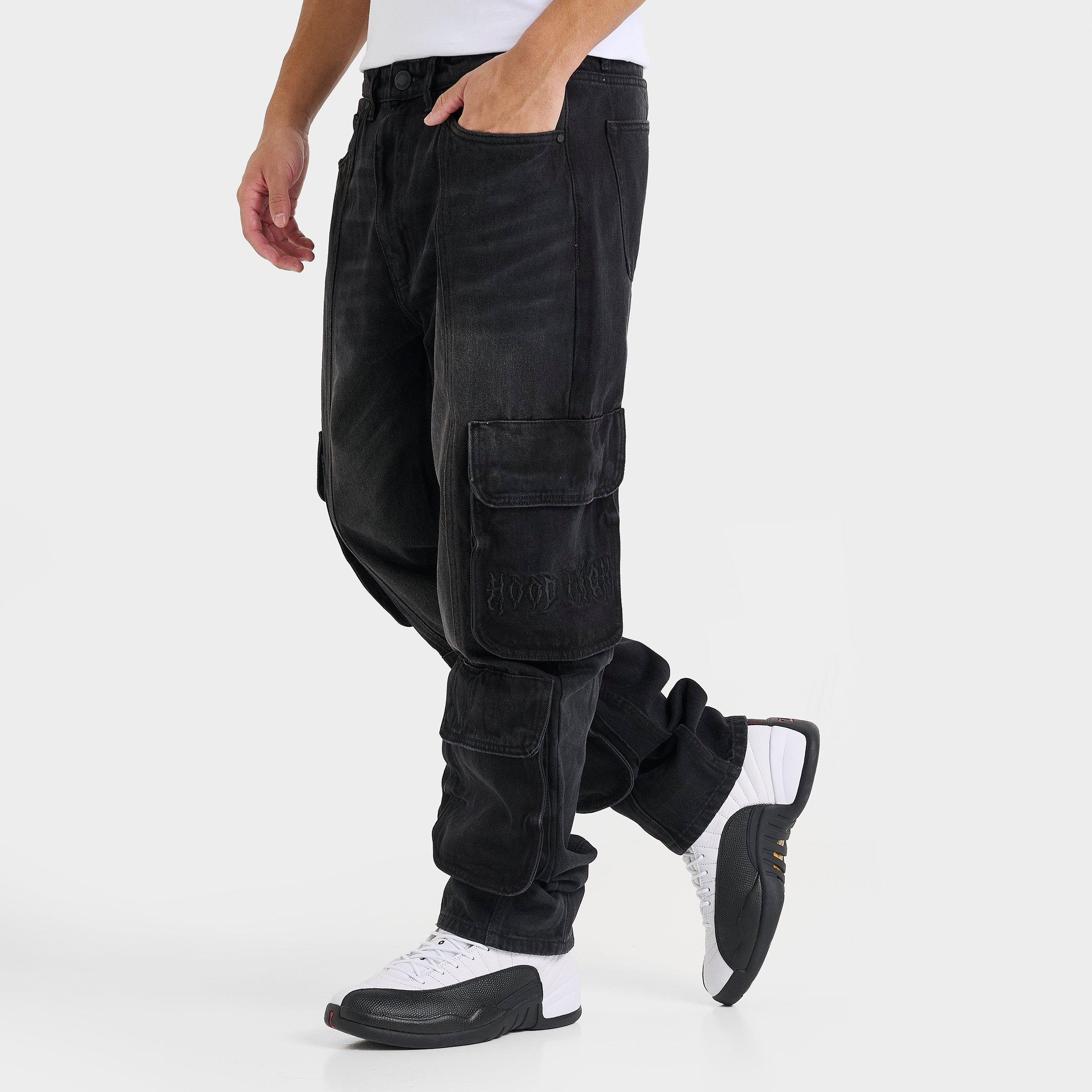 Men's Hoodrich Spectral Relaxed Cargo Denim Jeans | JD Sports