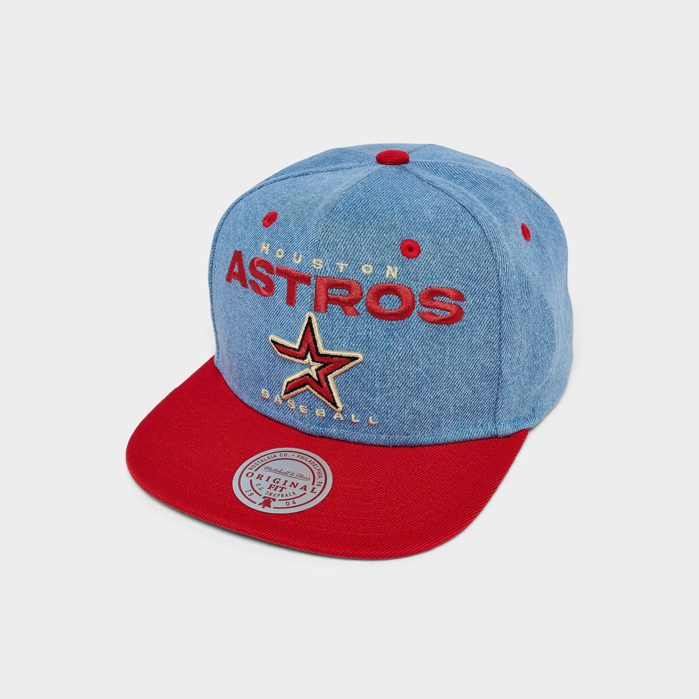 贅沢品 Original MLB Astros Houston Ness & Mitchell Fit Hat Snapback 帽子