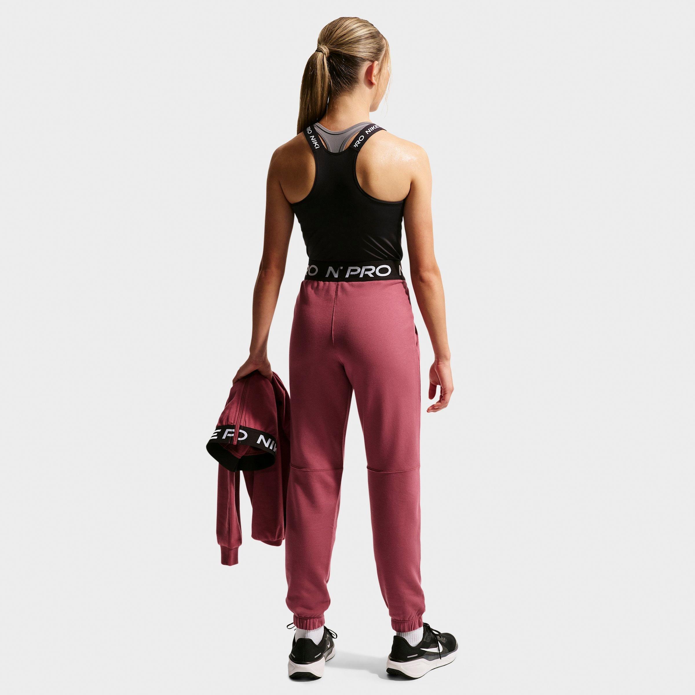 Girls' Big Kids' Nike Pro Fleece Dri-FIT Jogger Pants