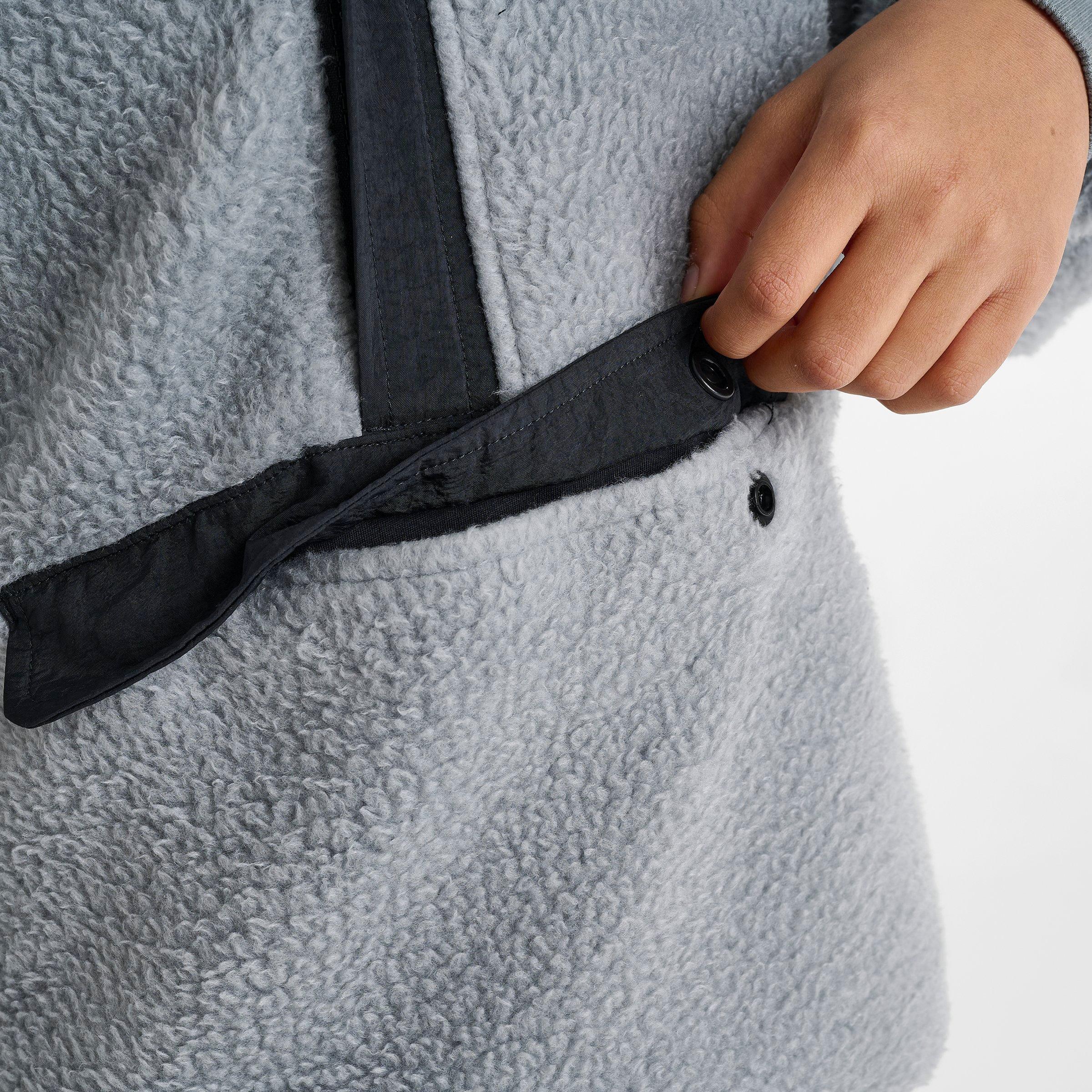 Big Kids' Nike Club Fleece Winterized Quarter-Zip Hoodie