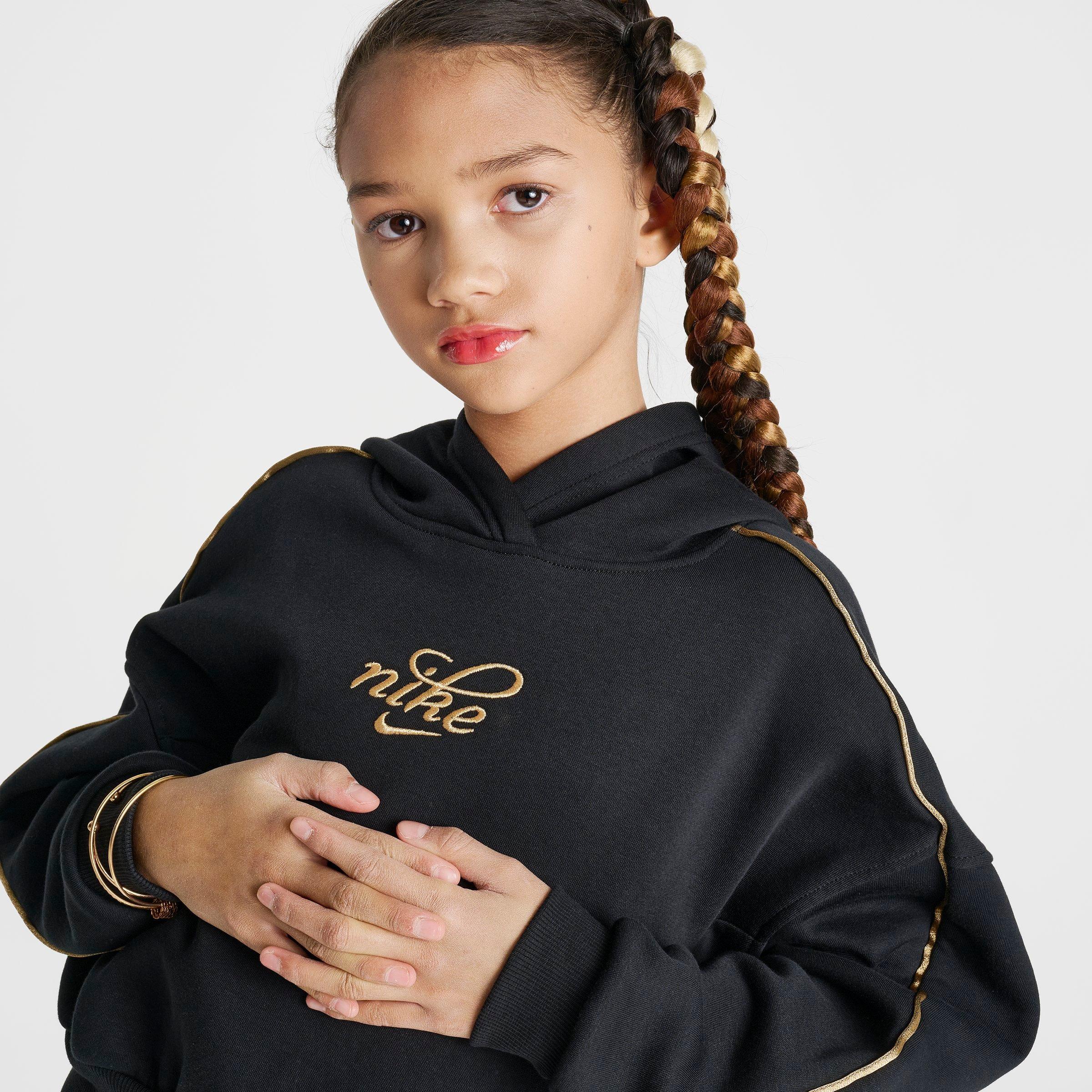 Girls' Big Kids' Nike Sportswear Club Fleece Boxy Pullover Hoodie