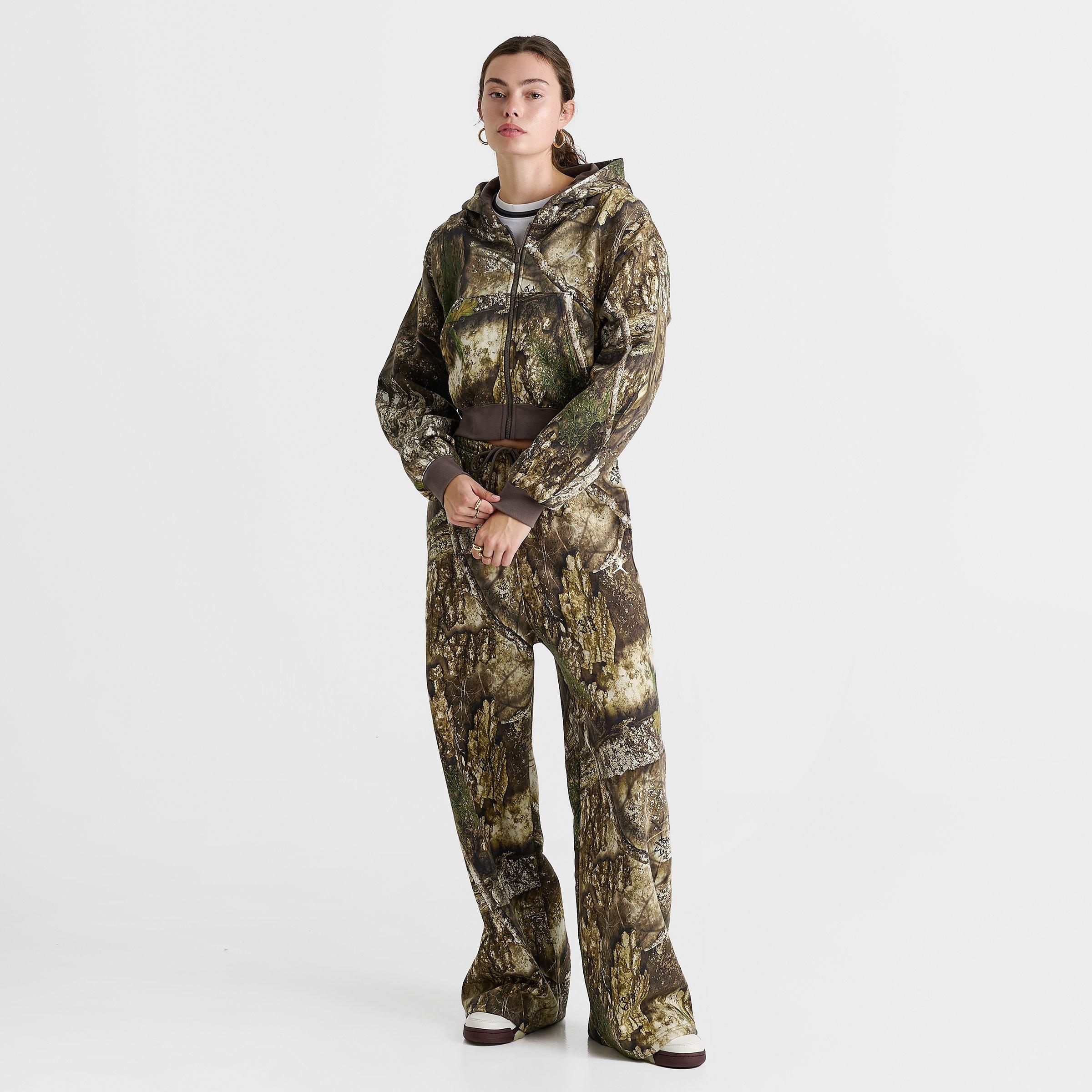 Women's Jordan Brooklyn Fleece Realtree Mod Crop Full-Zip Hoodie