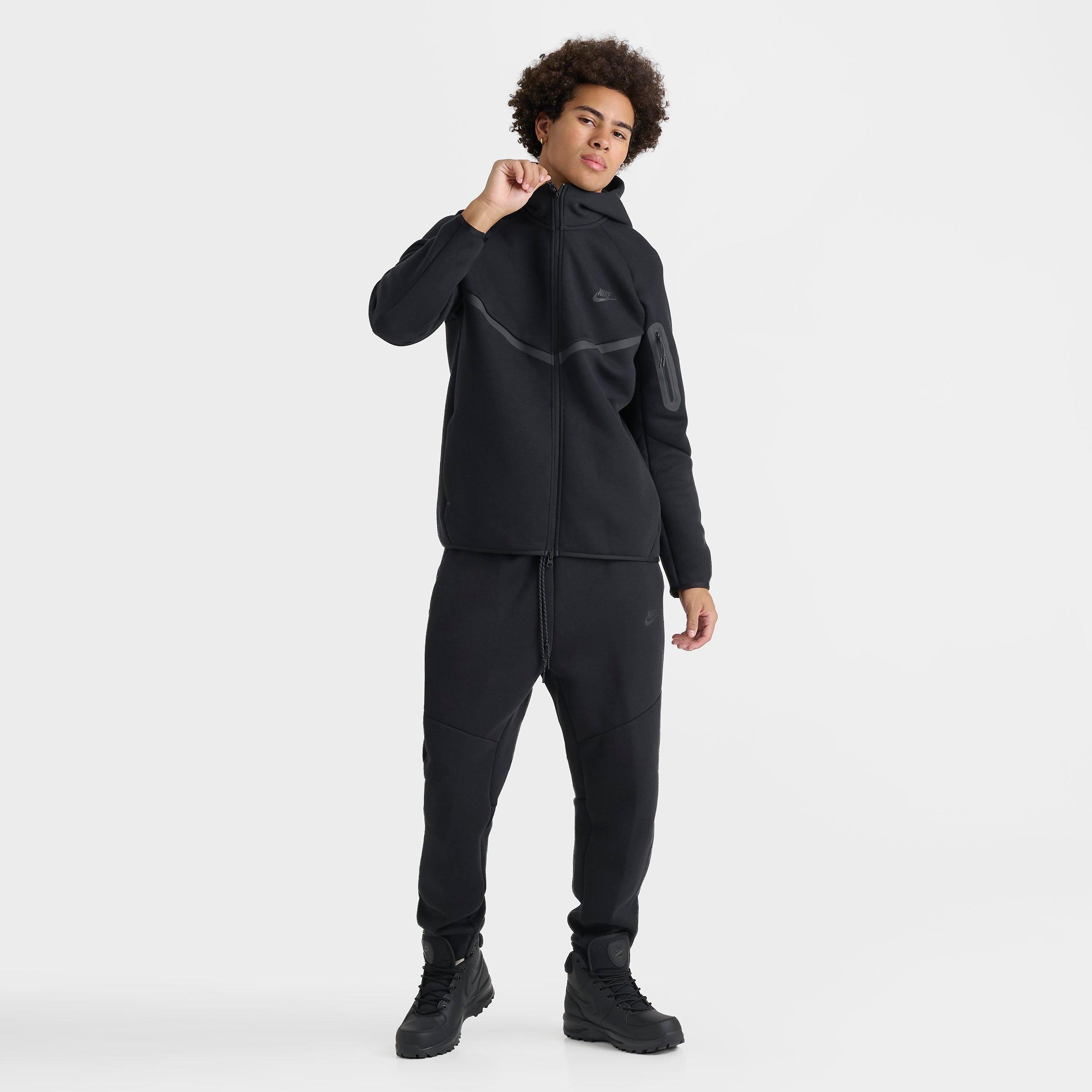 nike テックフリース XL 上下　黒 ナイキ　tech Men's Nike Tech Fleece Windrunner Full-Zip Hoodie | JD Sports