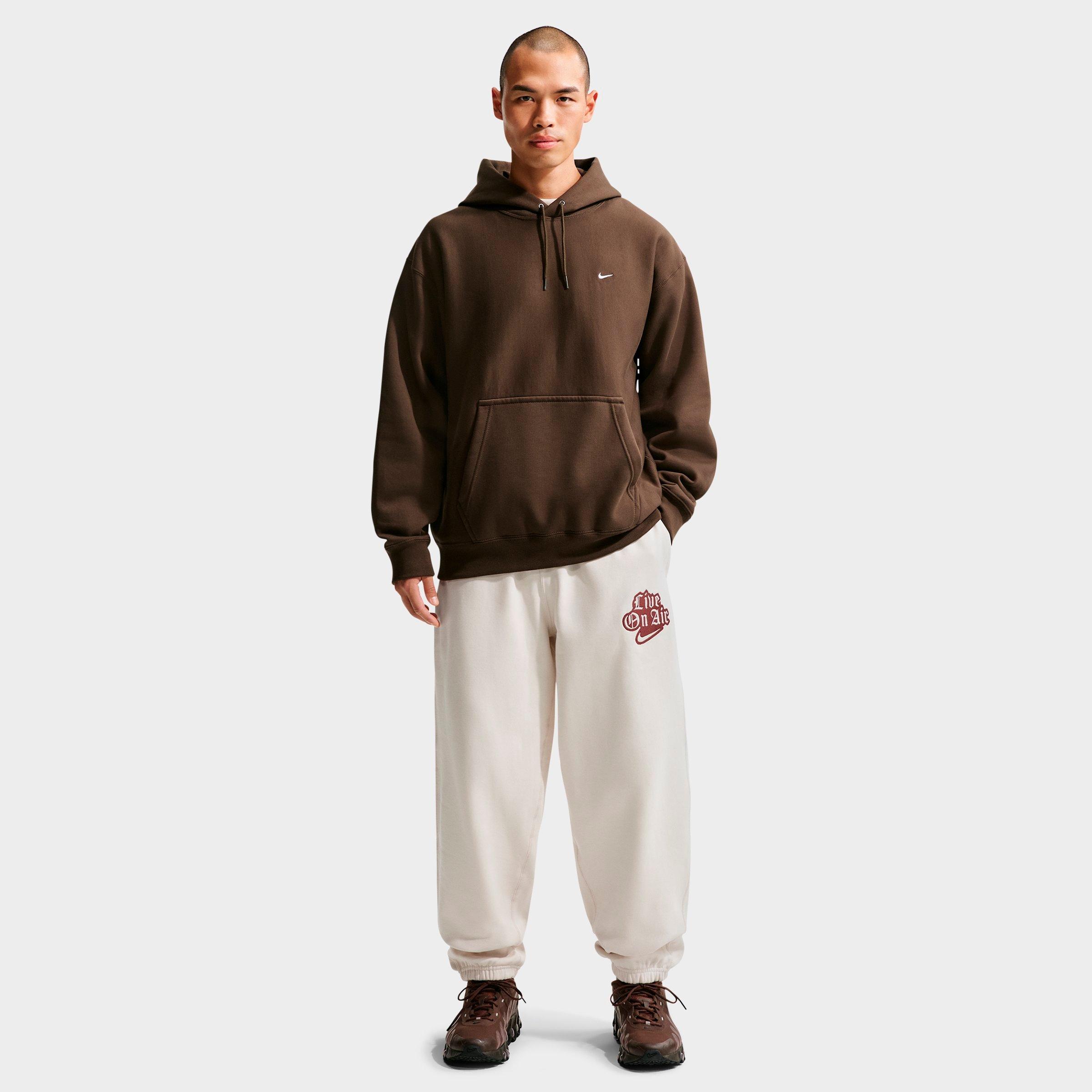 Men's Nike Solo Swoosh Fleece Pullover Hoodie | JD Sports