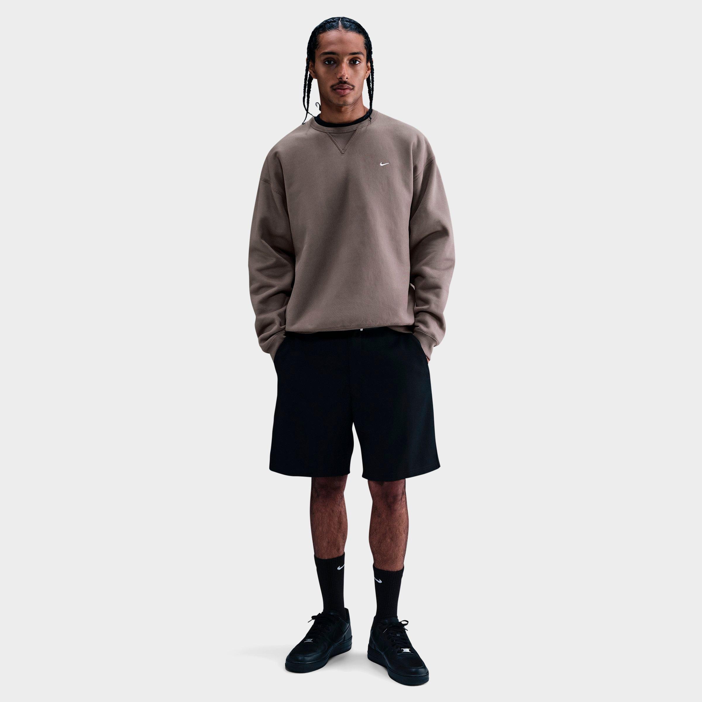 Men's Nike Solo Swoosh Fleece Crewneck Sweatshirt