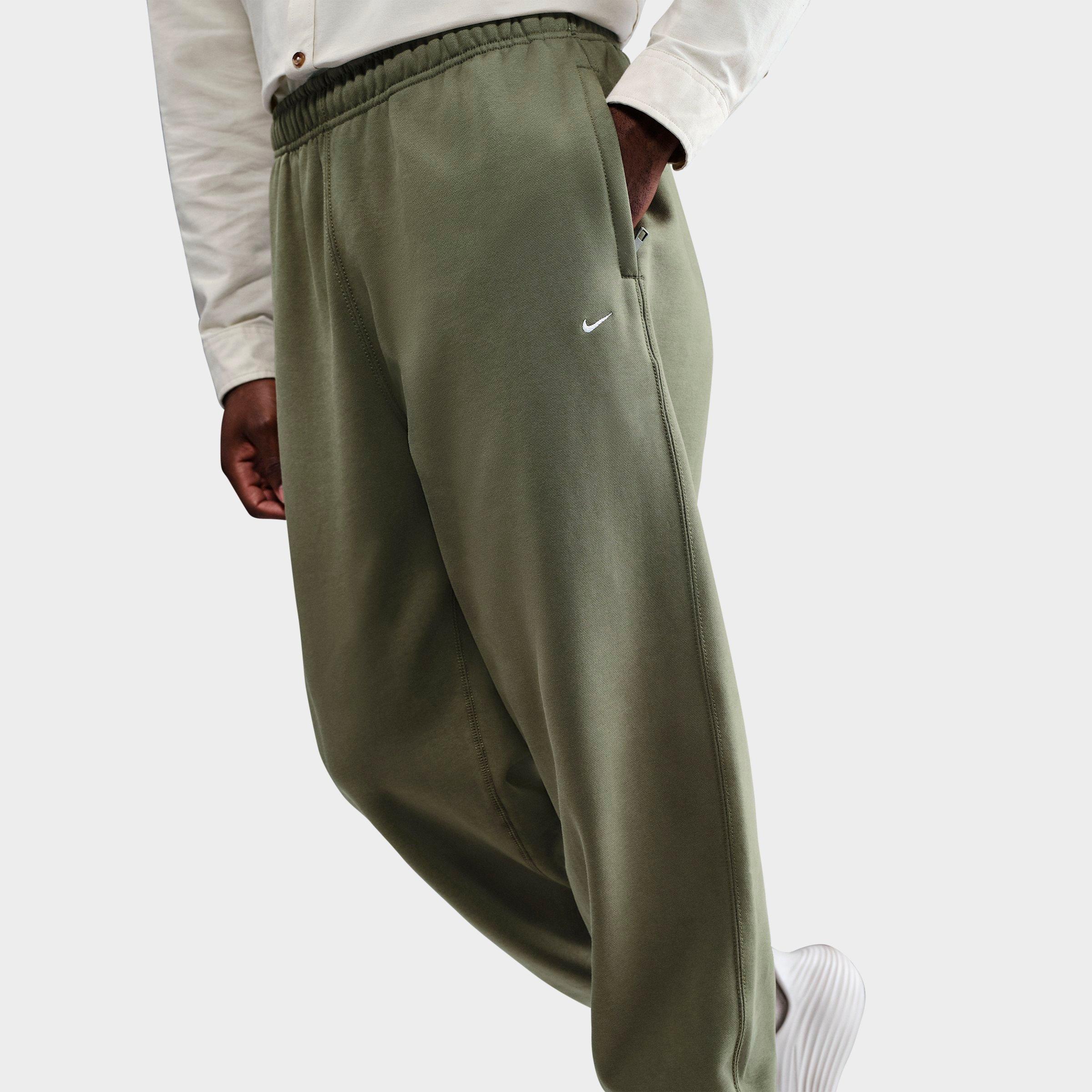 Men's Nike Solo Swoosh Cuffed Fleece Pants