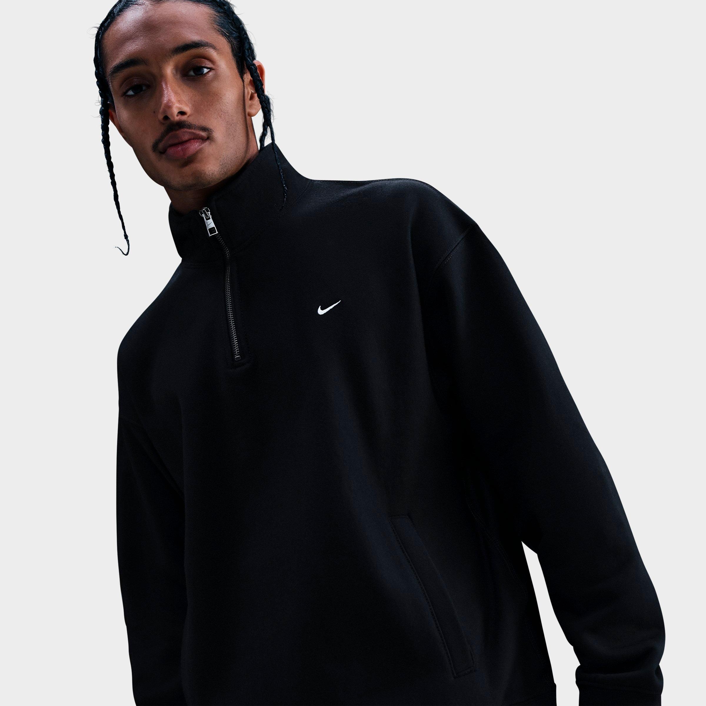 Men's Nike Solo Swoosh Fleece Quarter-Zip Top