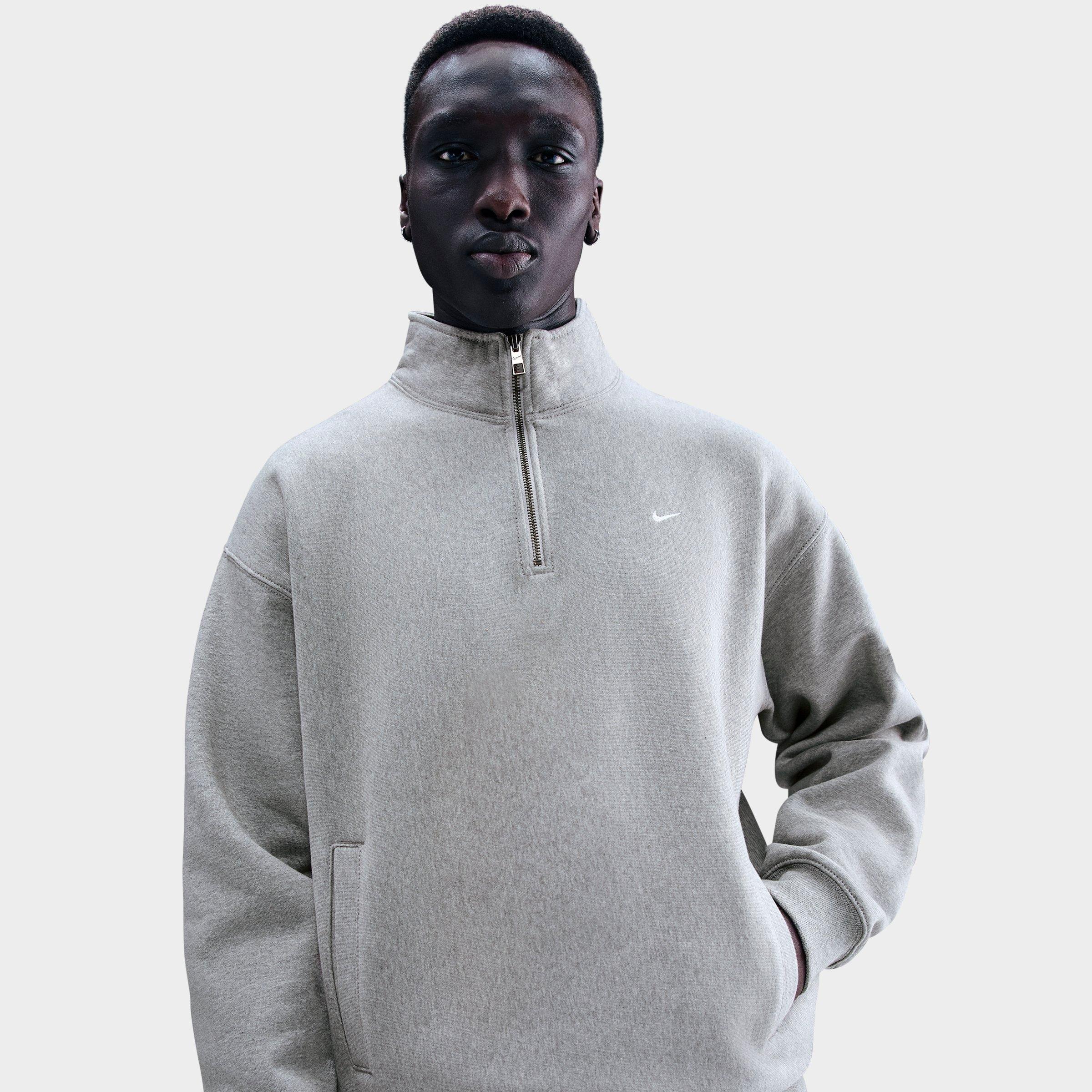 Men's Nike Solo Swoosh Fleece Quarter-Zip Top