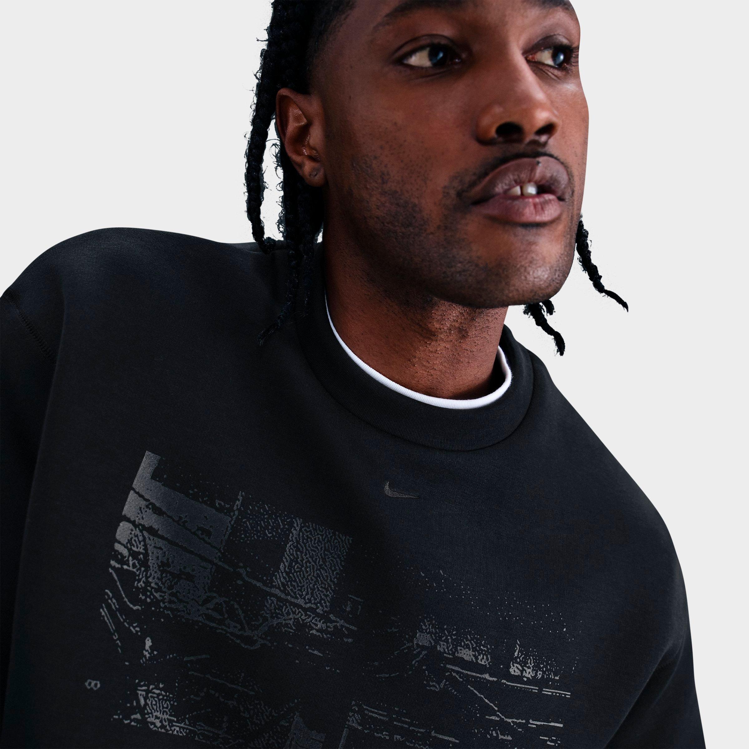 Men's Nike Tech Fleece Reflective Crewneck Sweatshirt