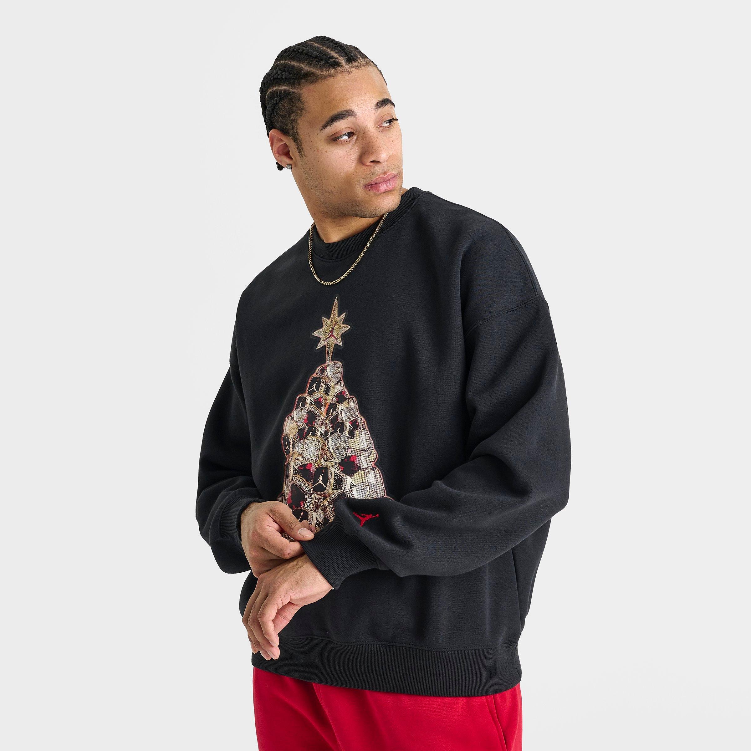 Men's Jordan Brooklyn Fleece Holiday Crewneck Sweatshirt