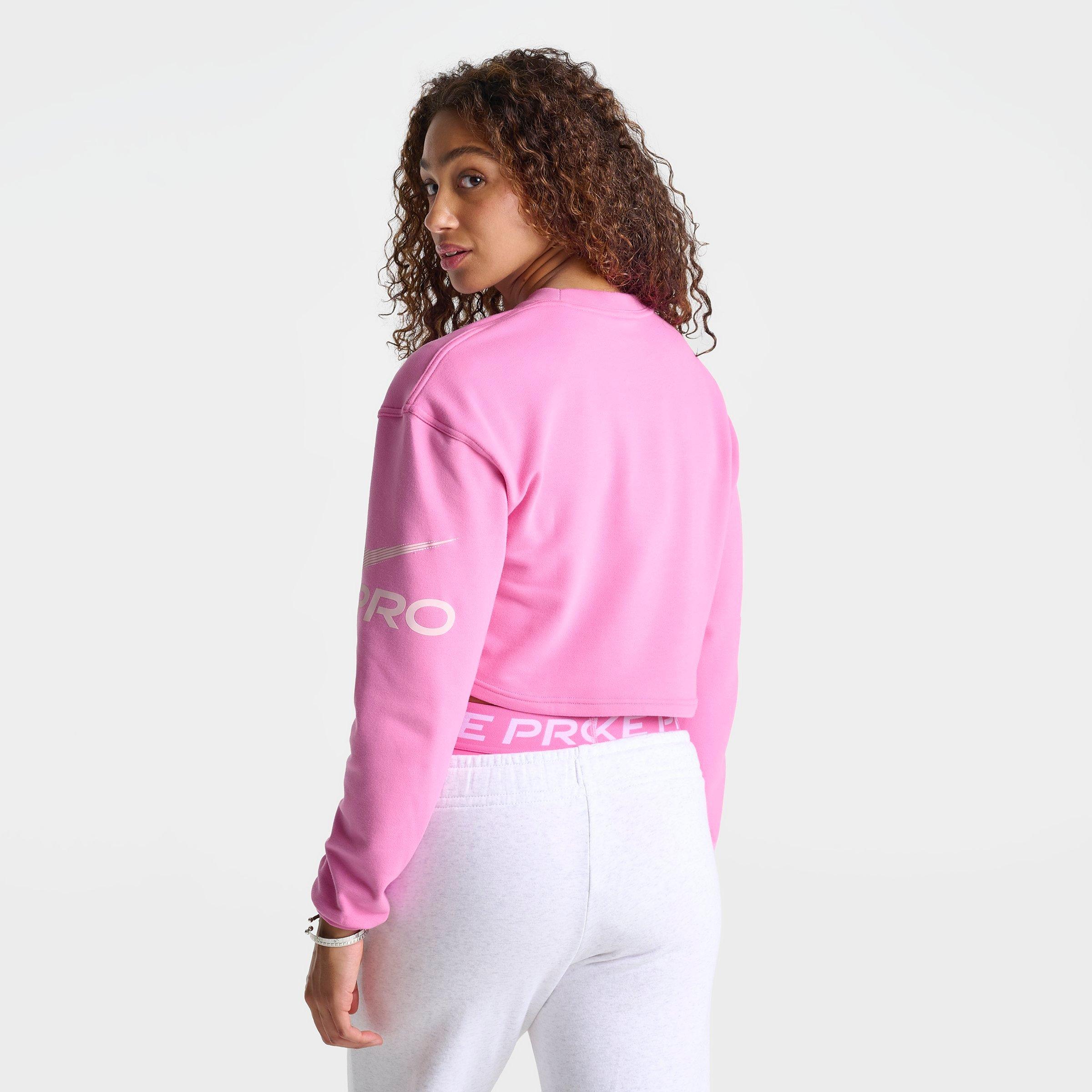 Women's Nike Pro Dri-FIT French Terry Loose Crewneck Sweatshirt