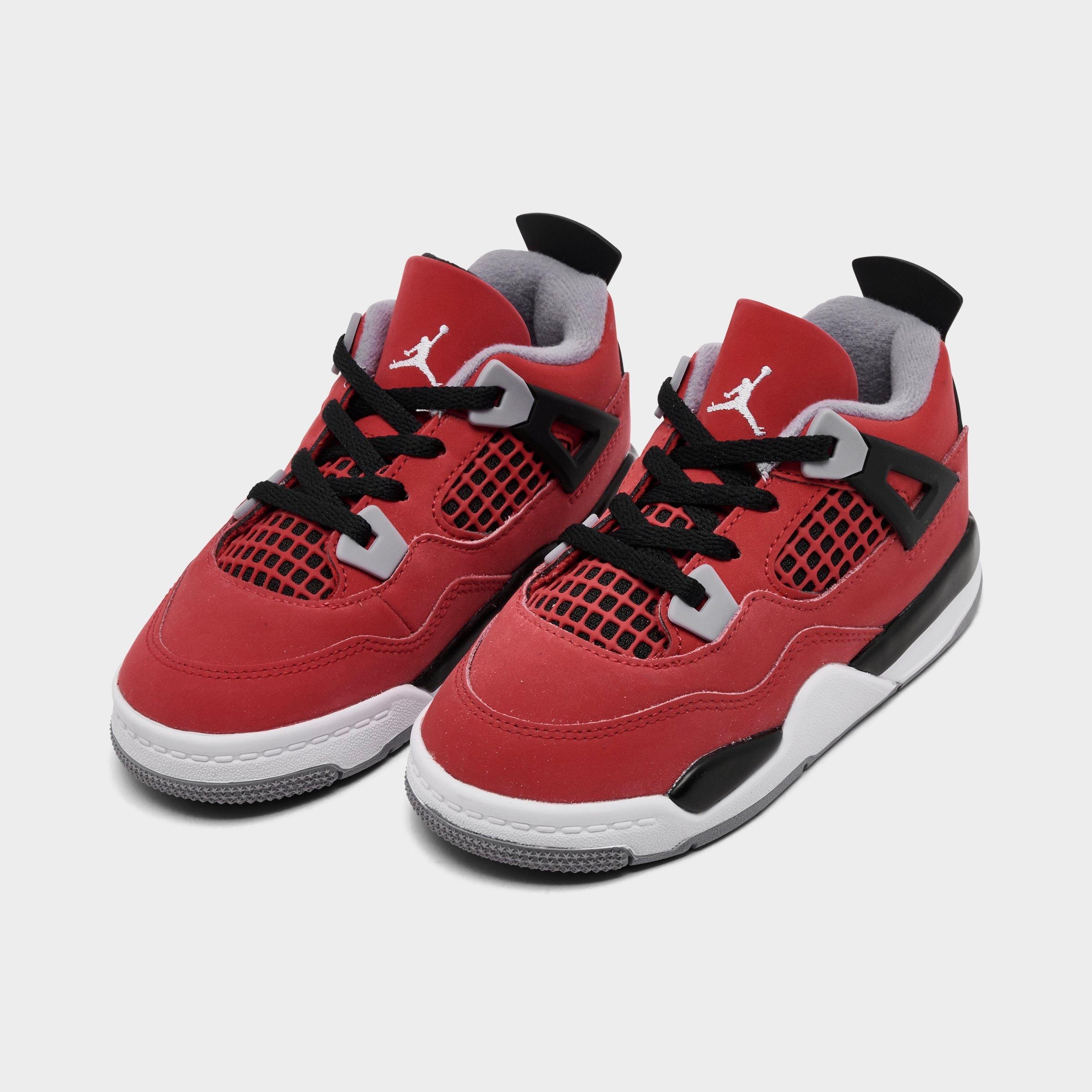 Kids' Toddler Air Jordan Retro 4 Basketball Shoes