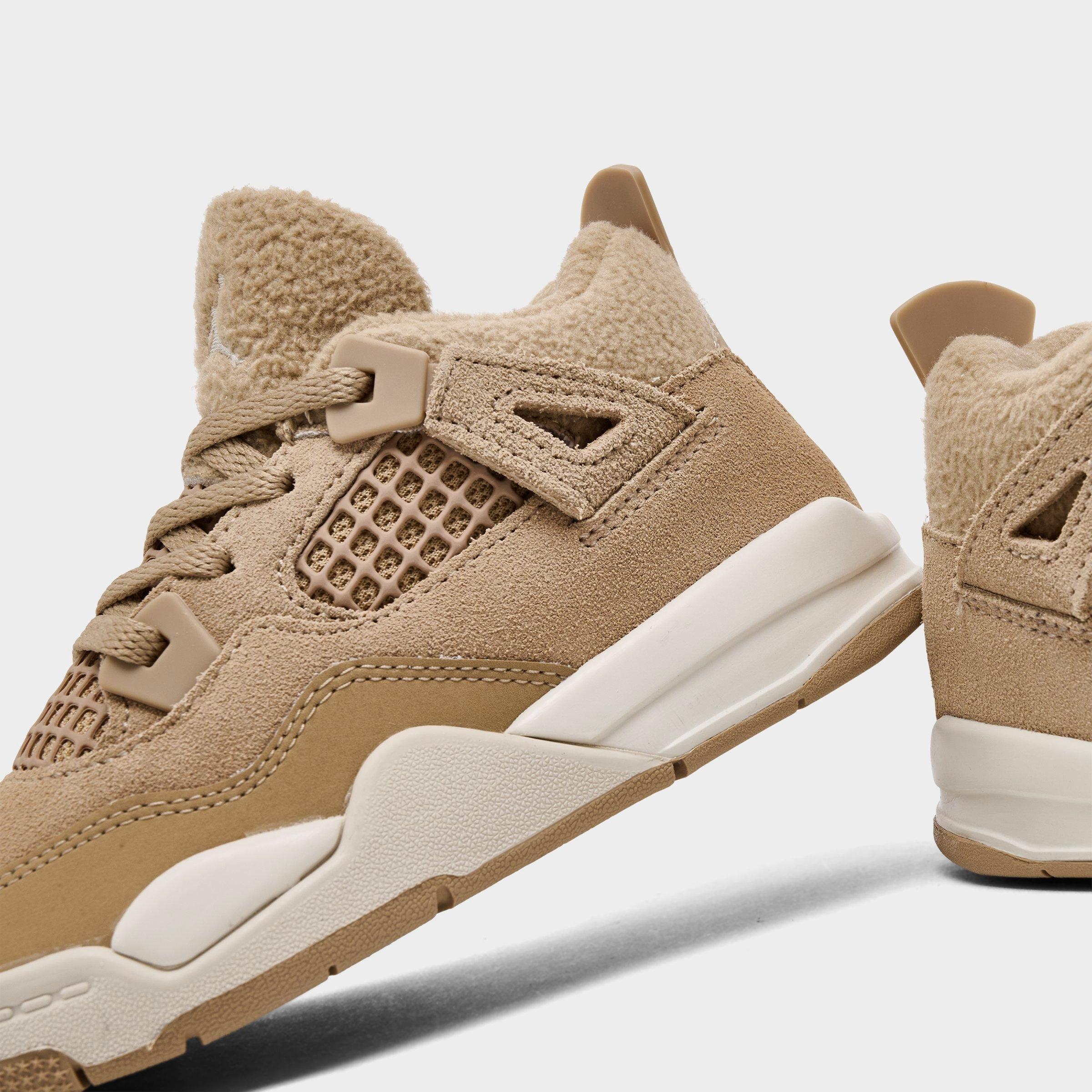 Girls' Toddler Air Jordan Retro 4 'Cozy Girl' Casual Shoes