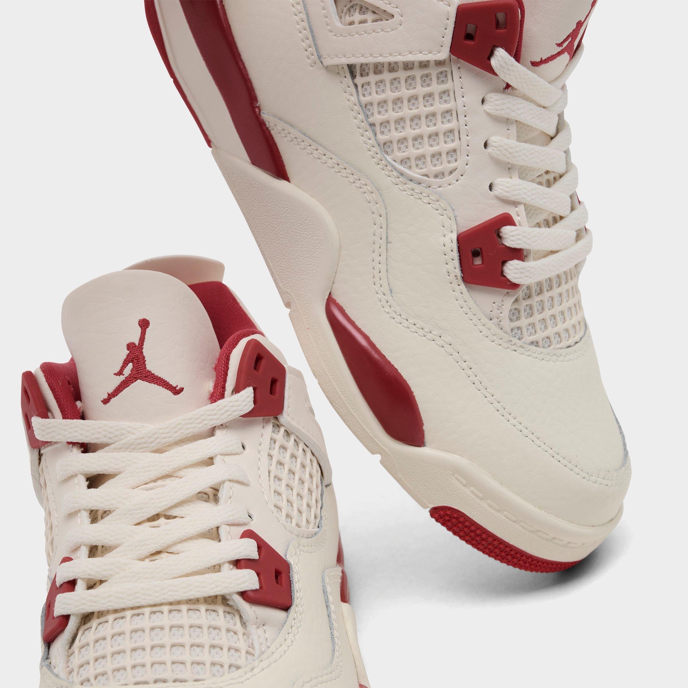 Little Kids' Air Jordan Retro 4 Basketball Shoes