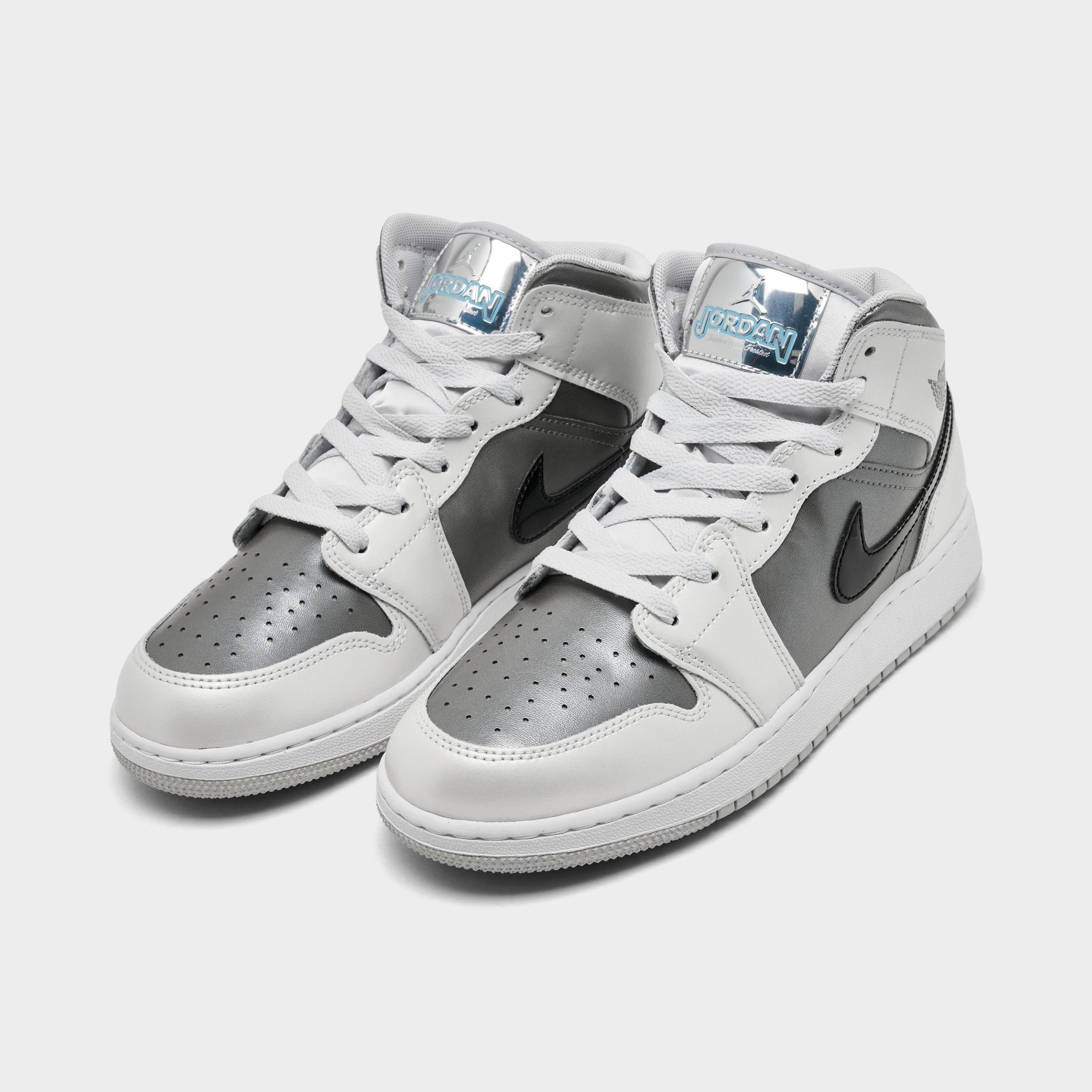 Big Kids' Air Jordan 1 Mid SE Casual Shoes