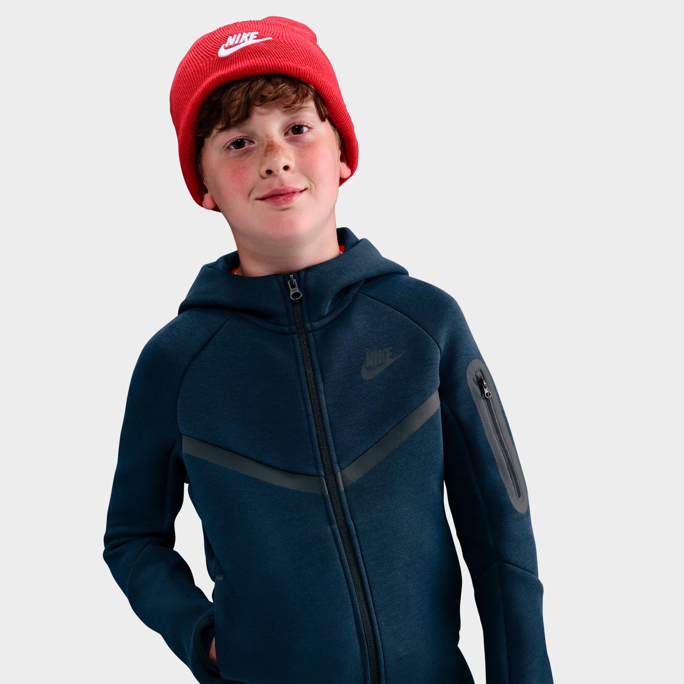 Boys' Big Kids' Nike Sportswear Tech Fleece Full-Zip Hoodie