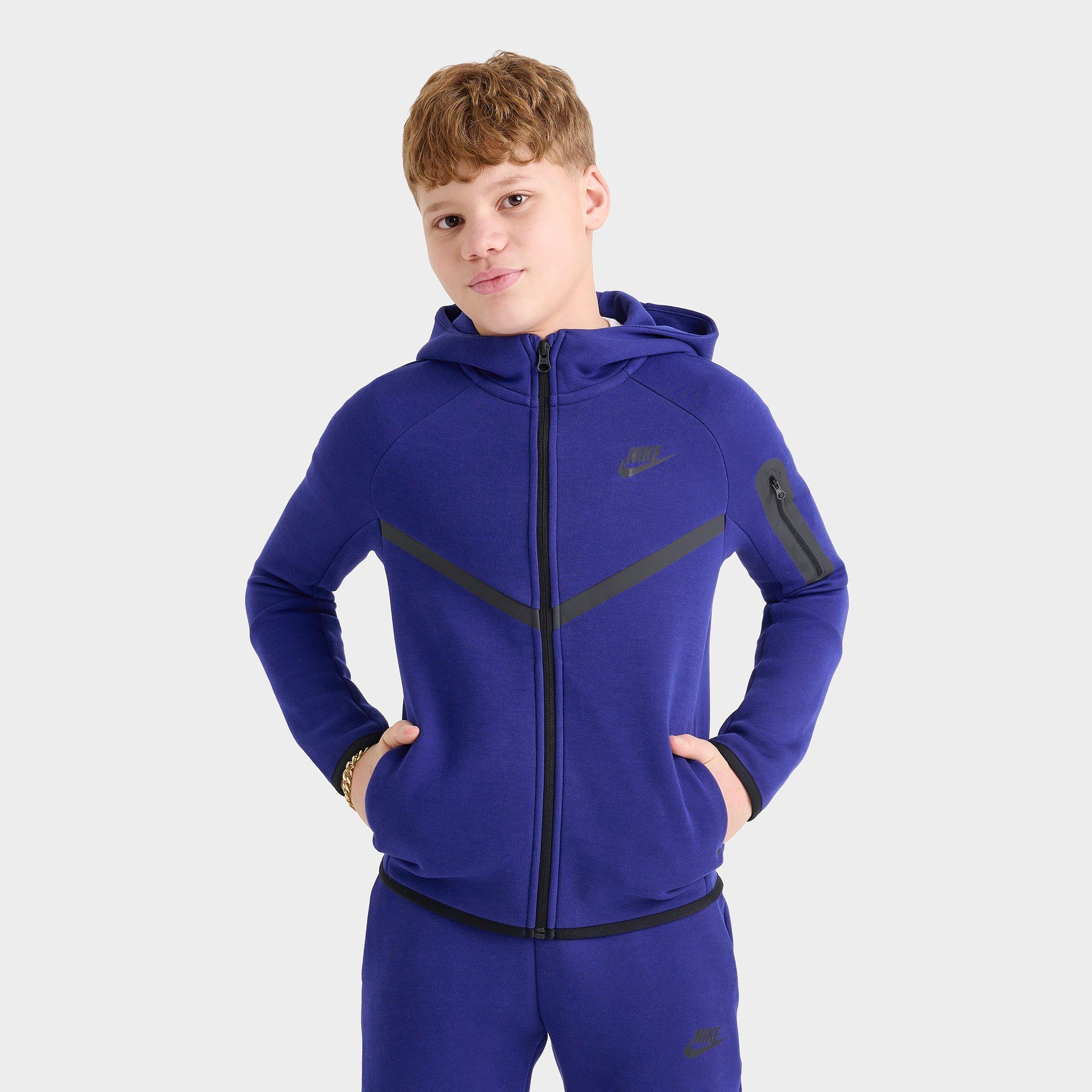 Boys' Big Kids' Nike Sportswear Tech Fleece Full-Zip Hoodie | JD