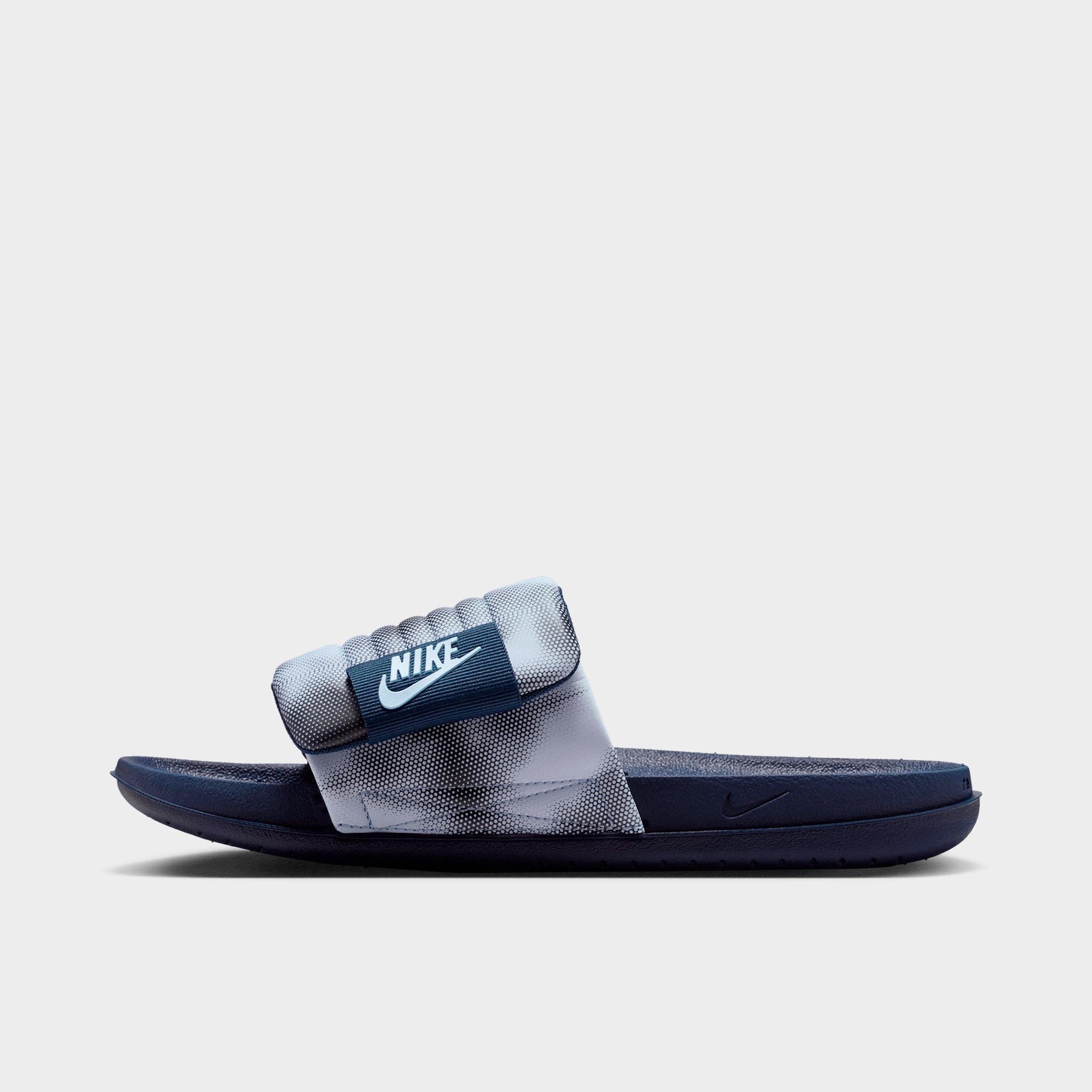 Nike Gray and Black Slide Sandals Nike Slides Sandles Size 4Y Black With Gray Nike Swoosh | eBay main image 3