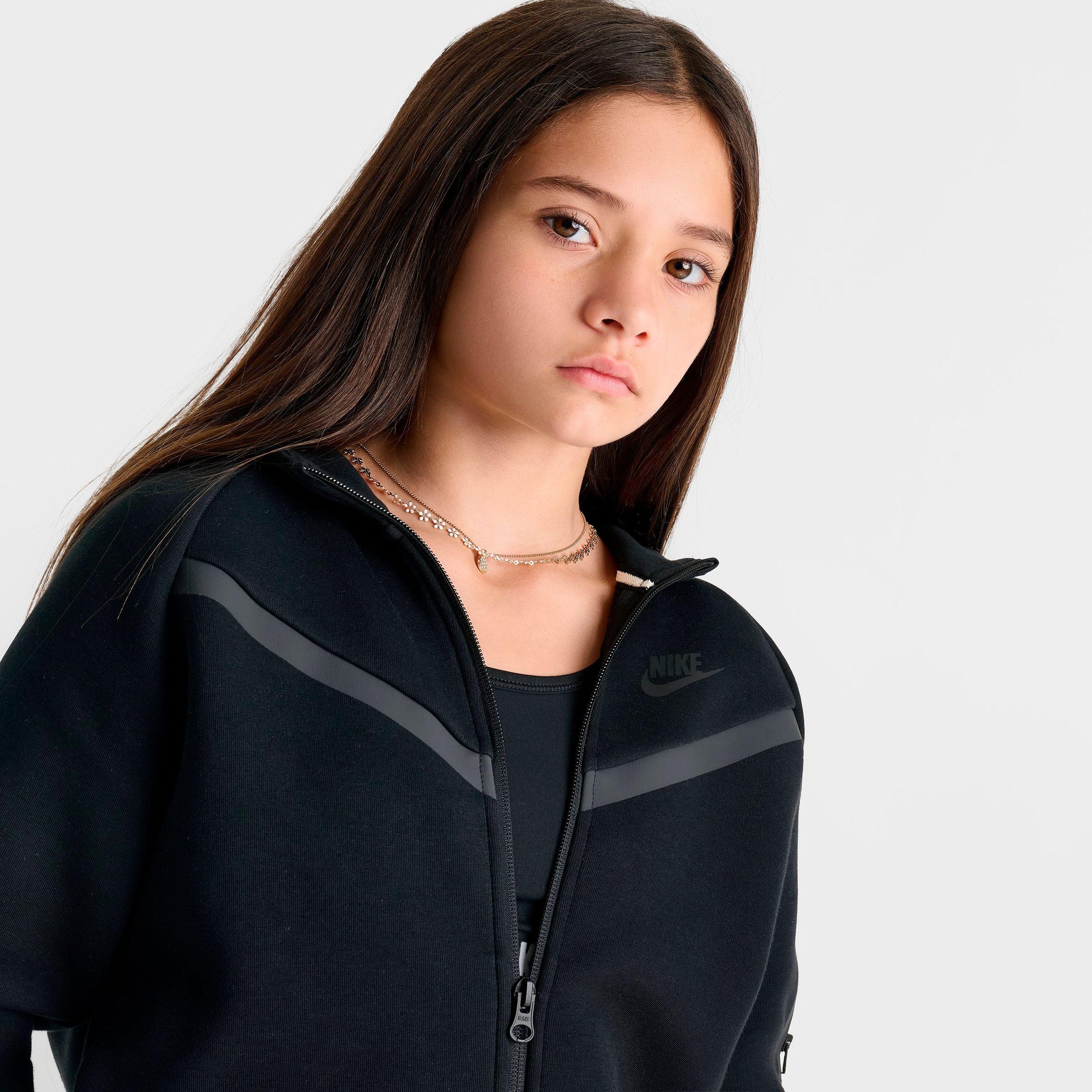 Girls' Big Kids' Nike Sportswear Tech Fleece Full-Zip Hoodie