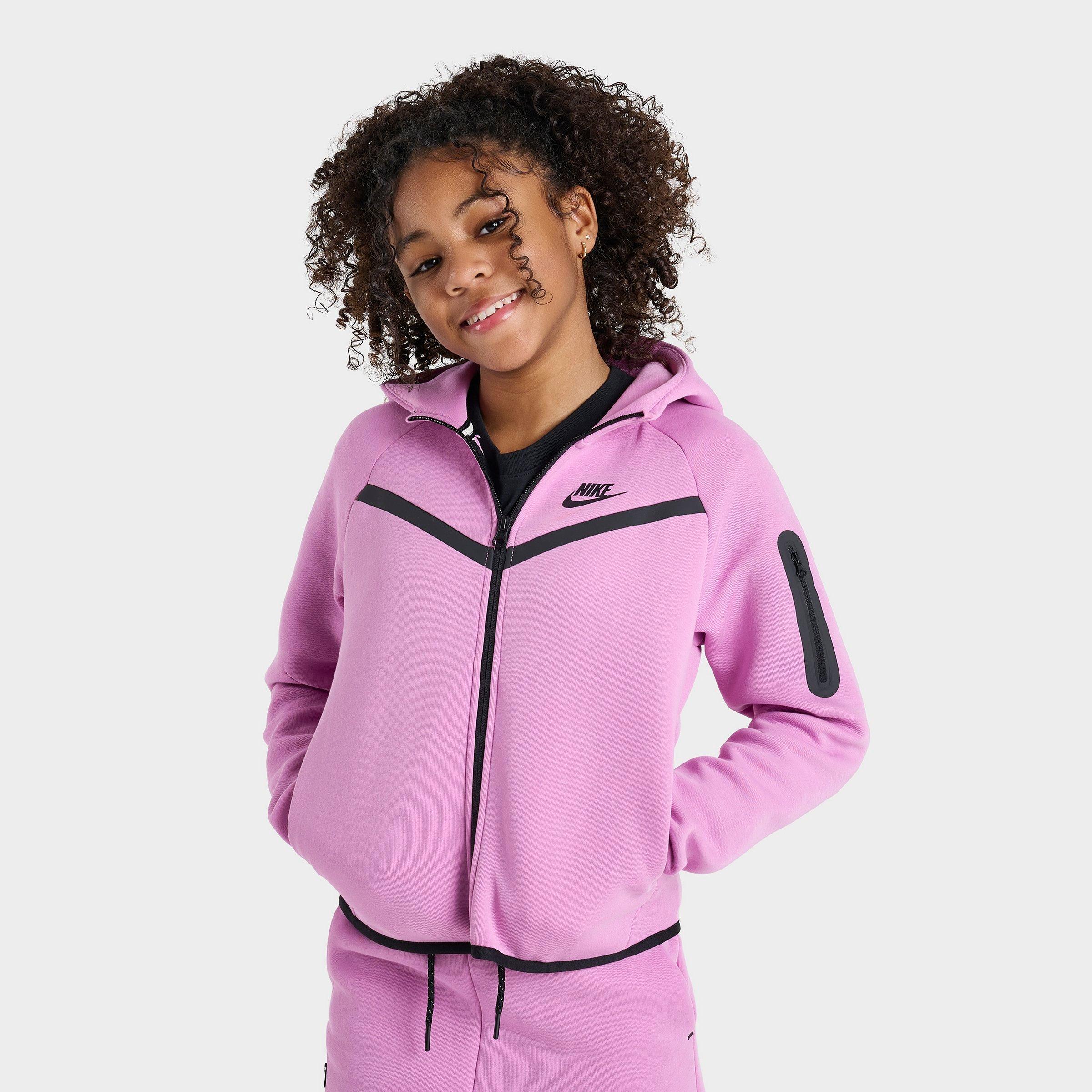 Girls' Big Kids' Nike Sportswear Tech Fleece Full-Zip Hoodie | JD