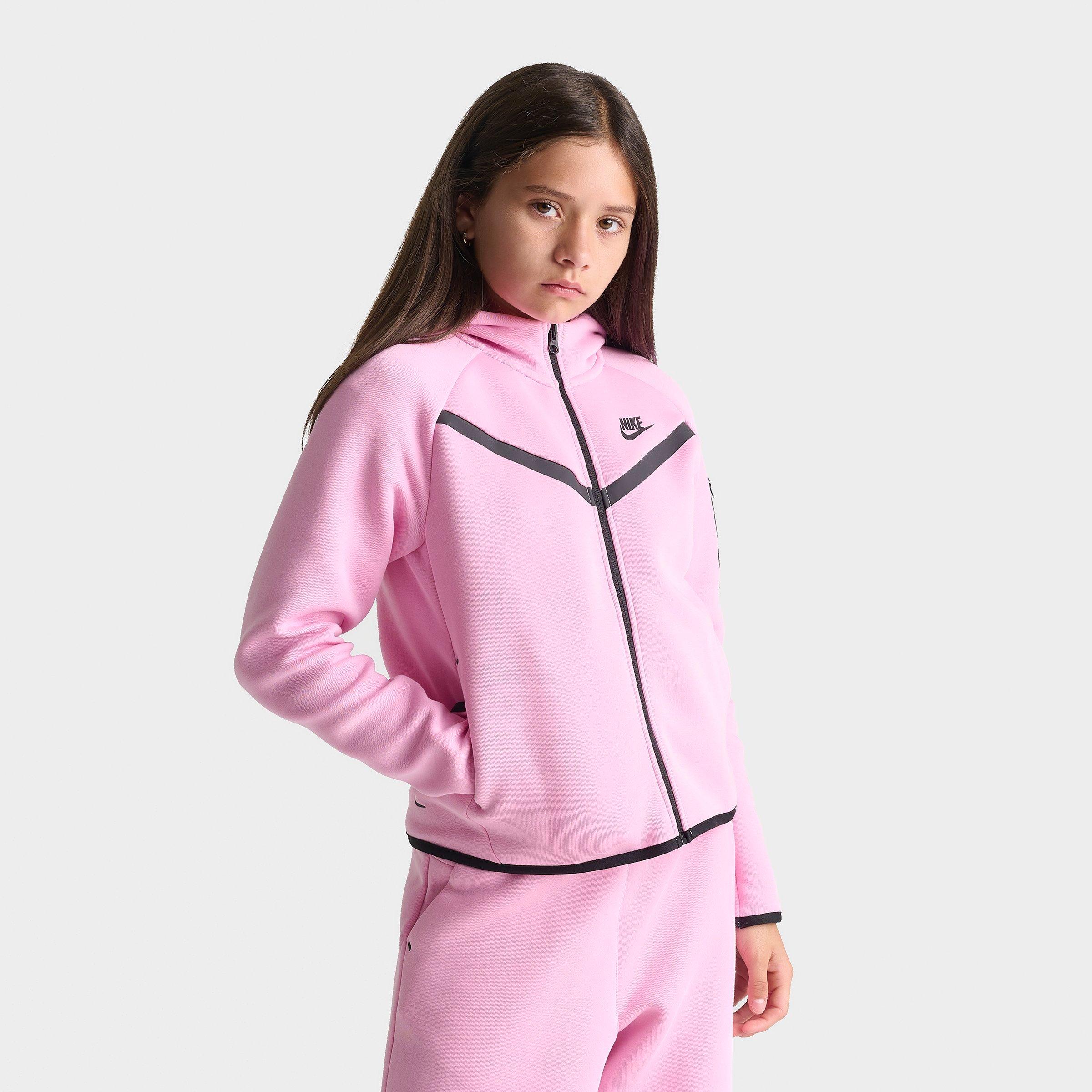 Girls' Big Kids' Nike Sportswear Tech Fleece Full-Zip Hoodie | JD