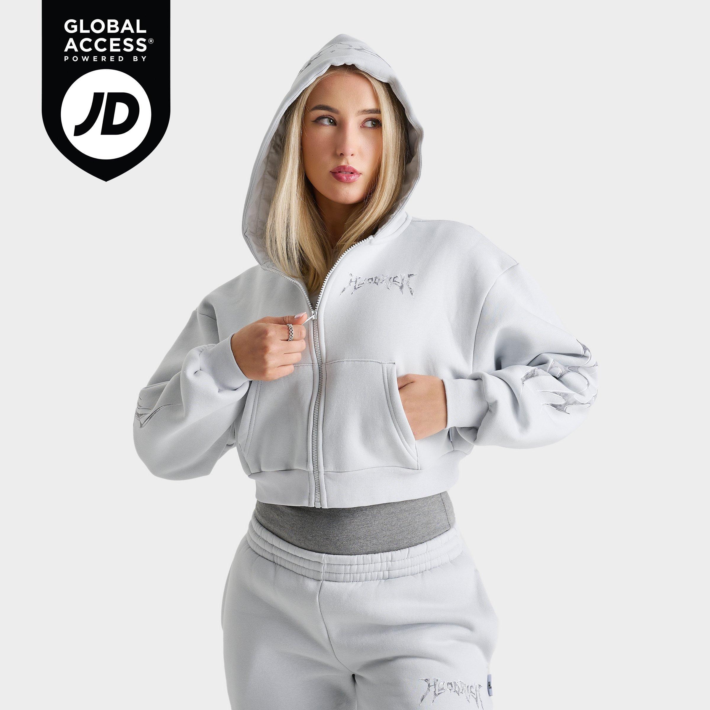 Women's Hoodrich Spark Boxy Full-Zip Hoodie | JD Sports