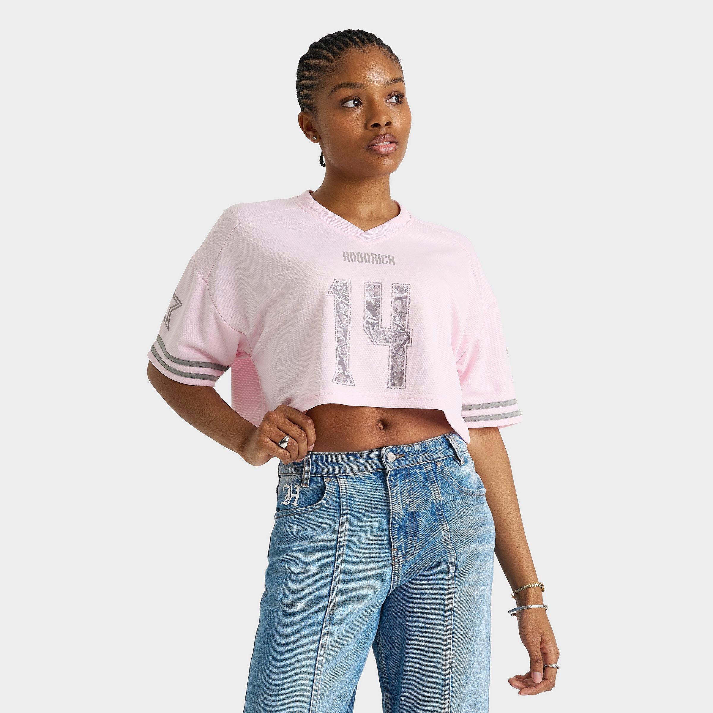 Women's Hoodrich Woodland Camo Nova Cropped Jersey T-Shirt | JD Sports