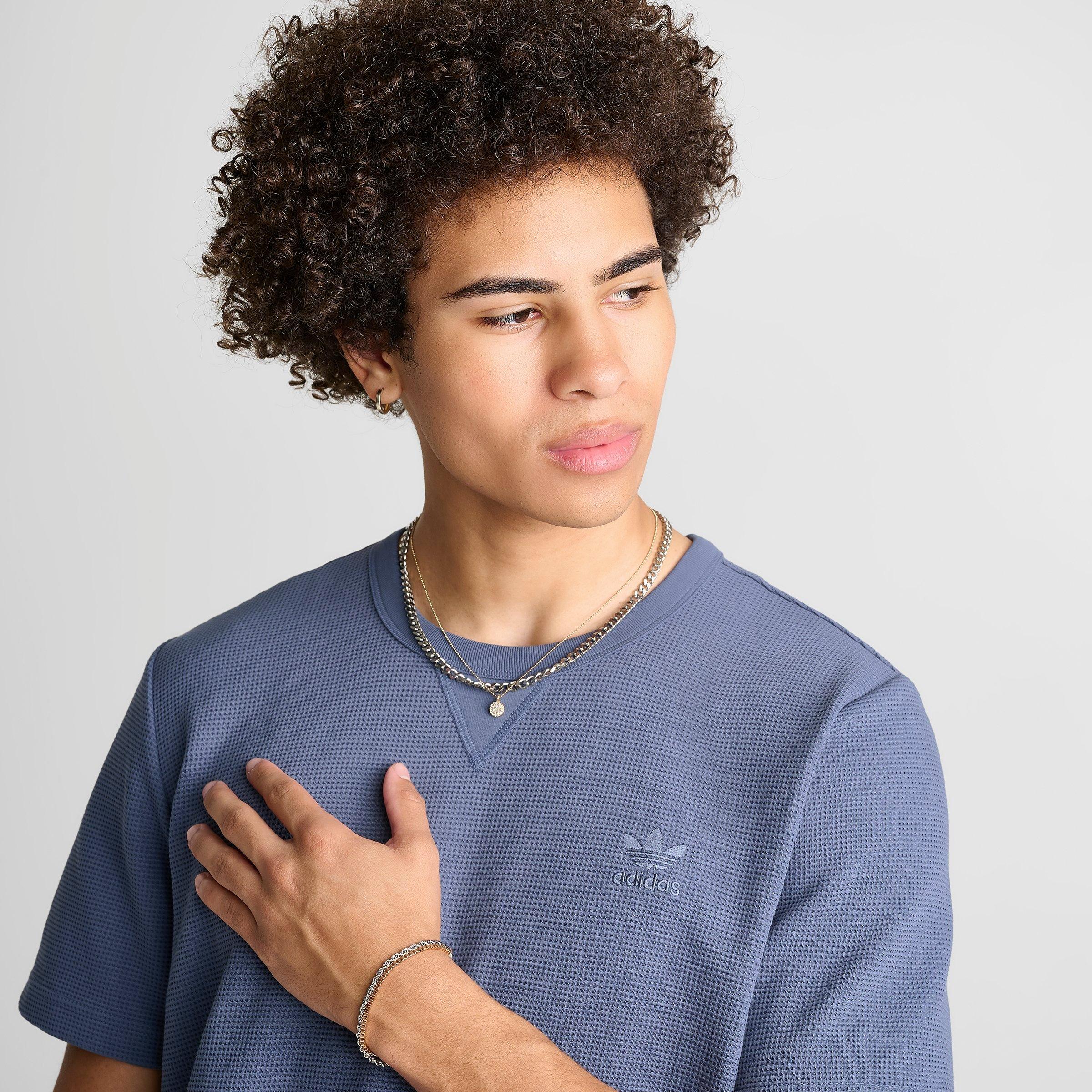 Men's adidas Originals Trefoil Essentials Waffle T-Shirt