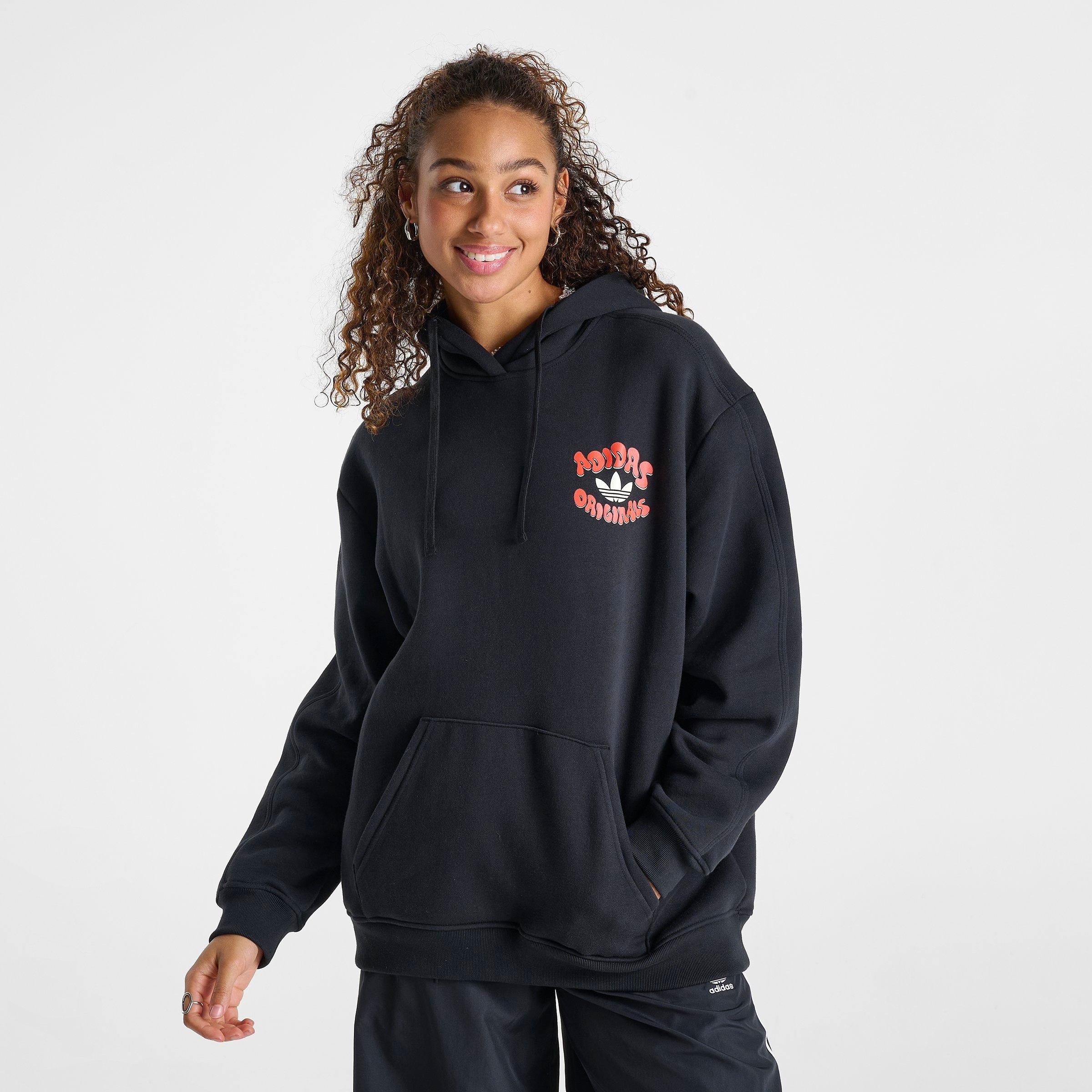 Women's adidas Originals Essential Samba Oversized Pullover Hoodie