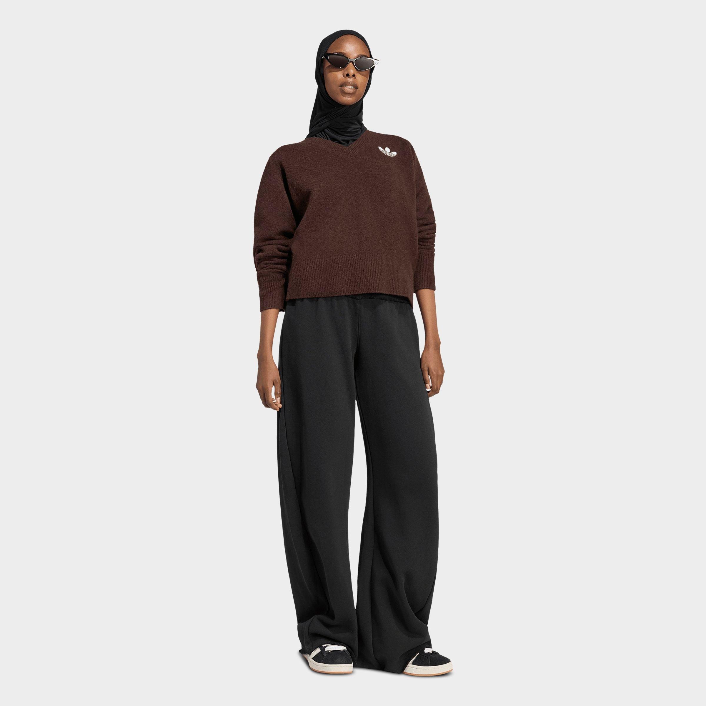 Women's adidas Originals Essentials Knit V-Neck Sweatshirt