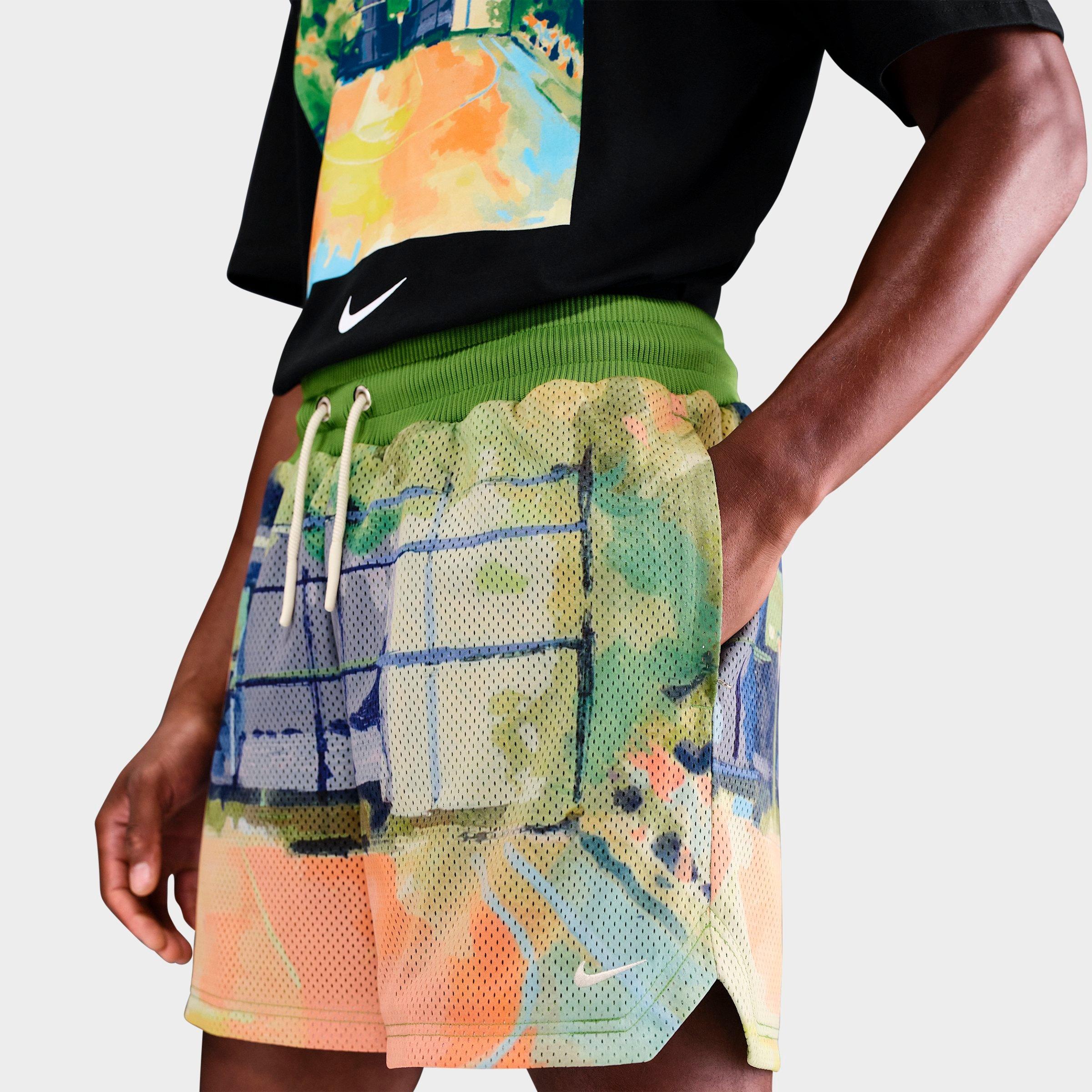 Men's Nike Dri-FIT Allover Print Mesh 5" Basketball Shorts