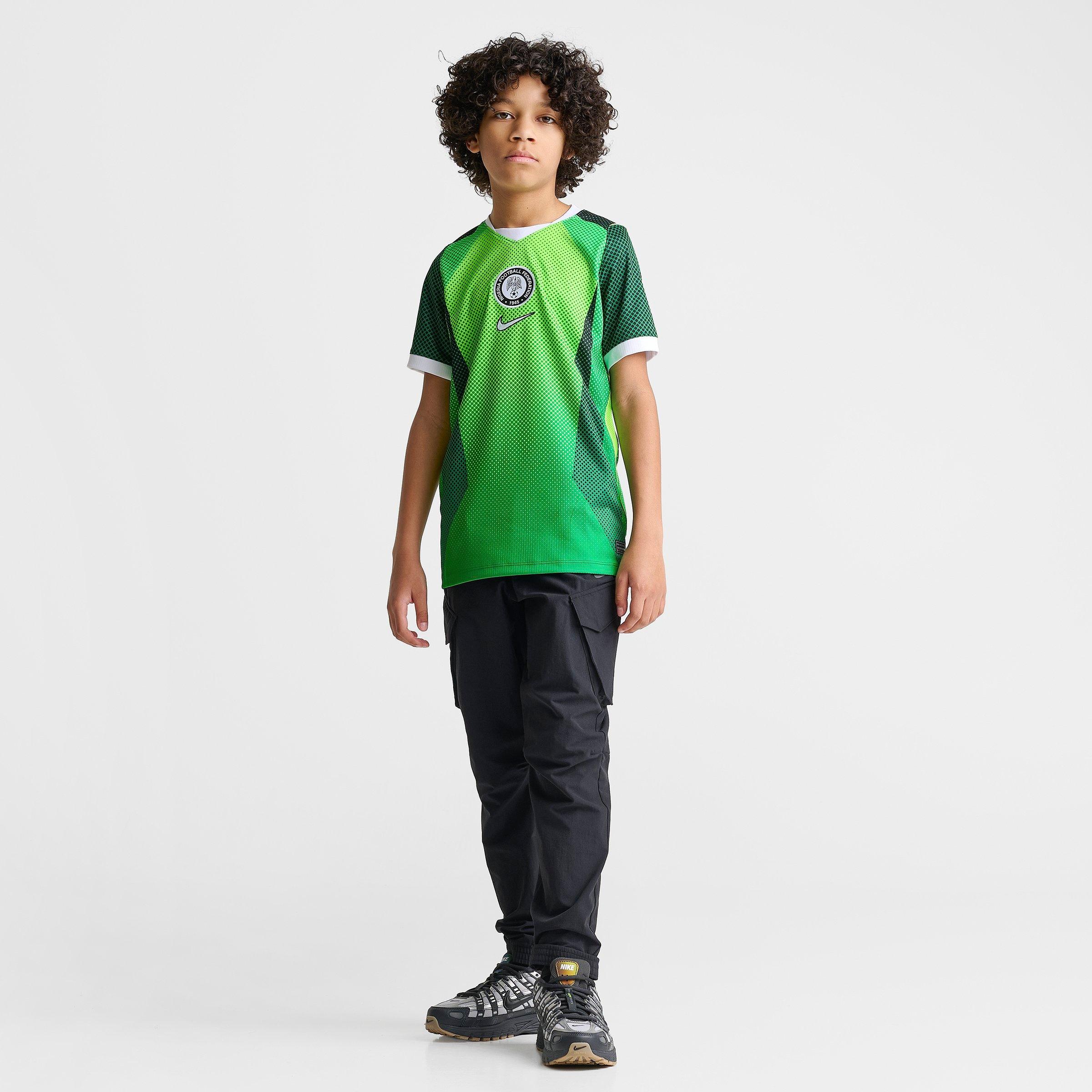 Big Kids' Nike Nigeria 26 Stadium Home Dri-FIT Replica Soccer Jersey