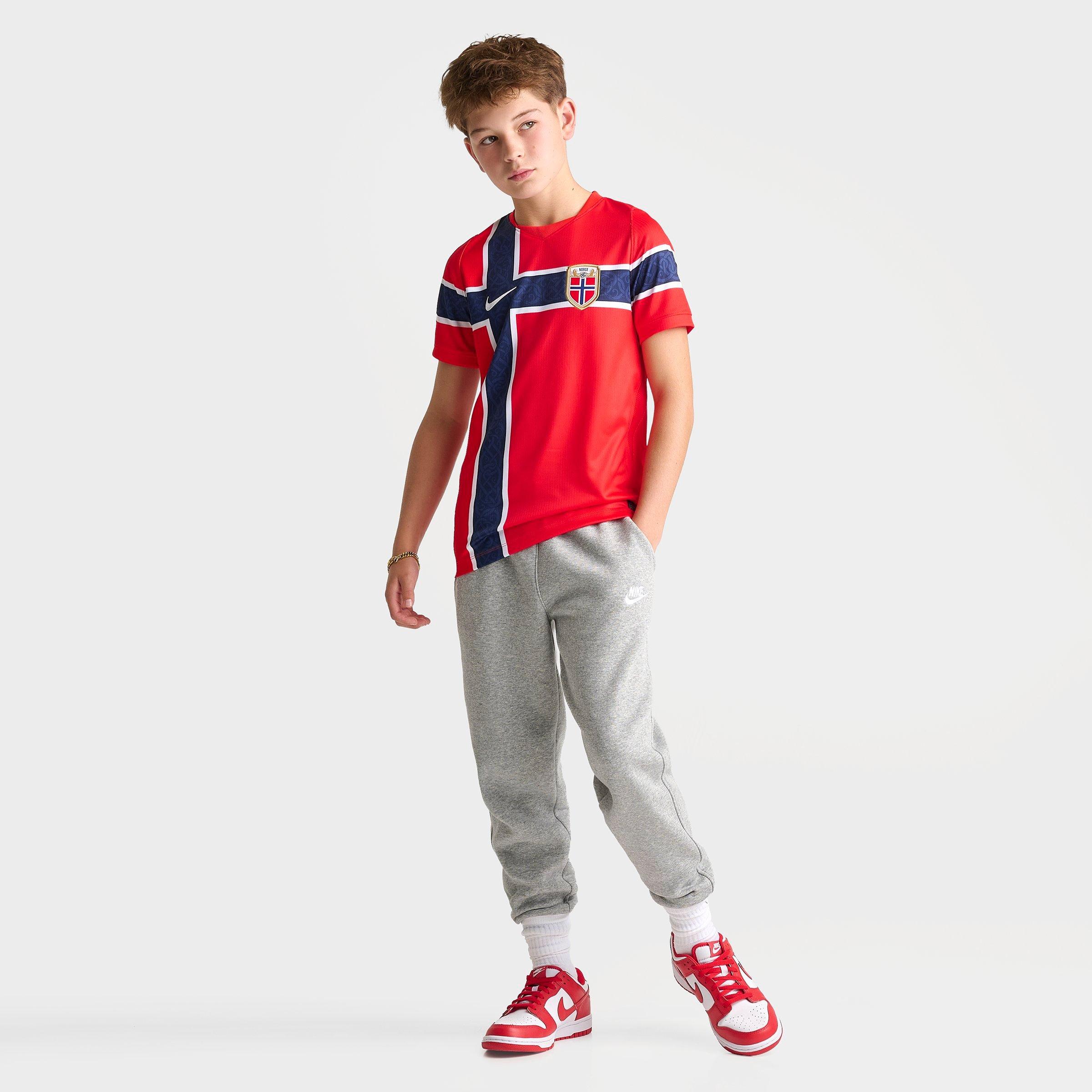 Big Kids' Nike Norway 26 Stadium Home Dri-FIT Replica Soccer Jersey