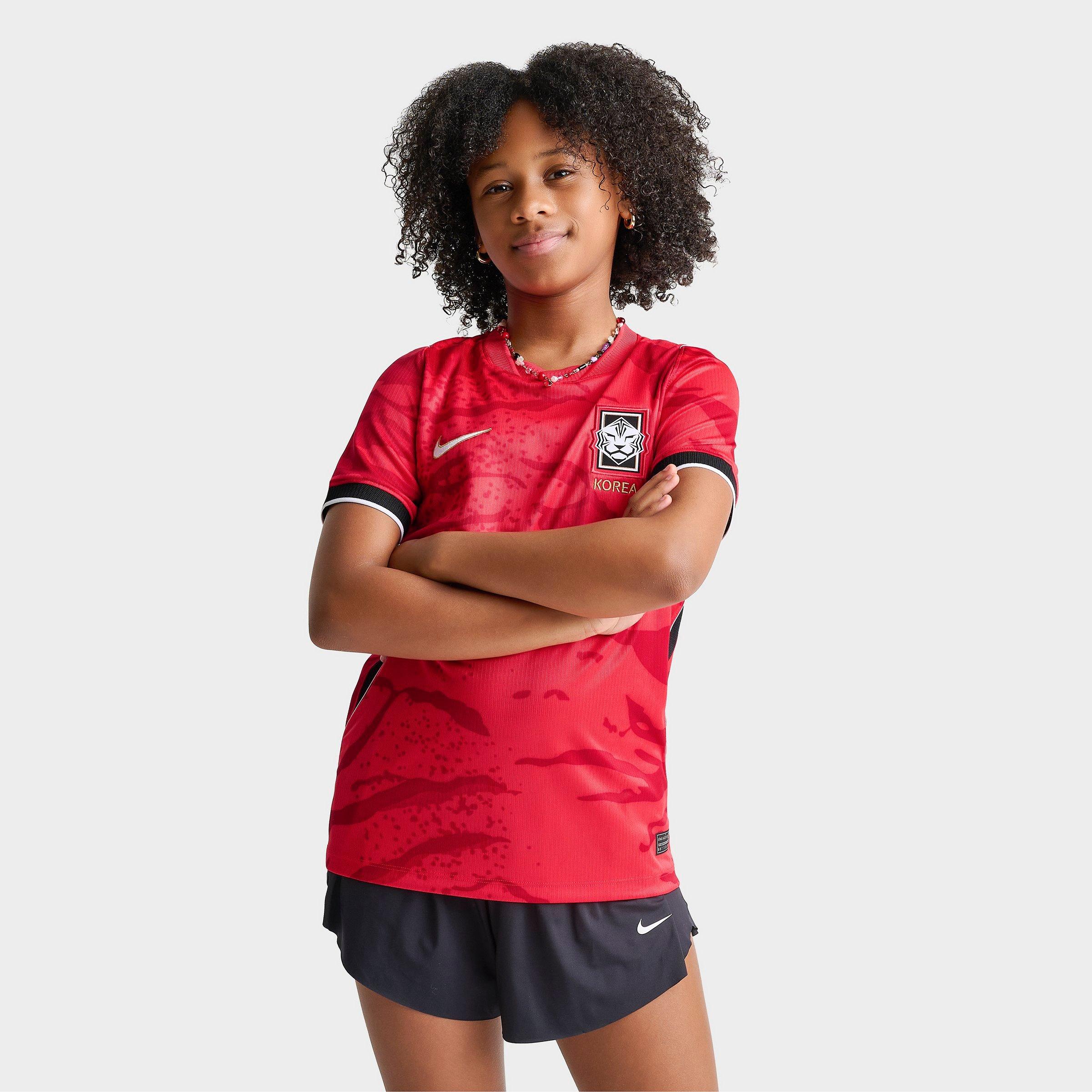 Big Kids' Nike South Korea 26 Stadium Home Dri-FIT Replica Soccer Jersey