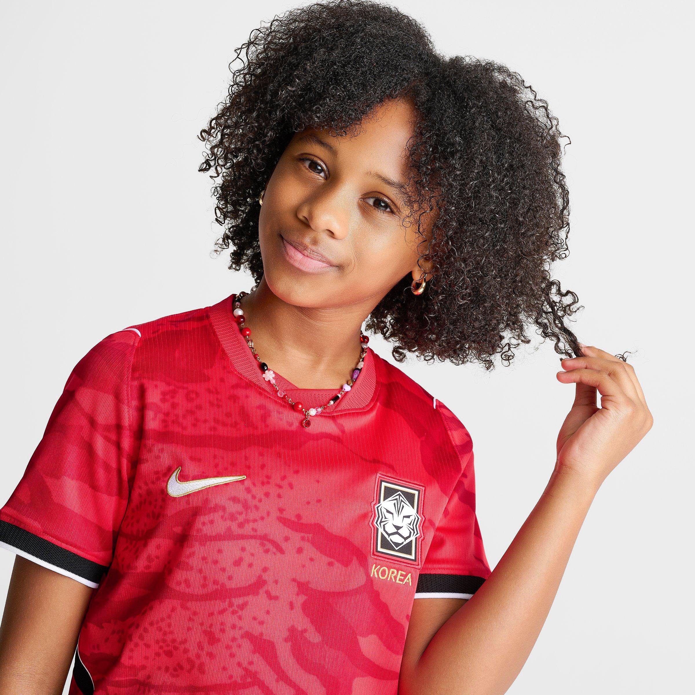 Big Kids' Nike South Korea 26 Stadium Home Dri-FIT Replica Soccer Jersey