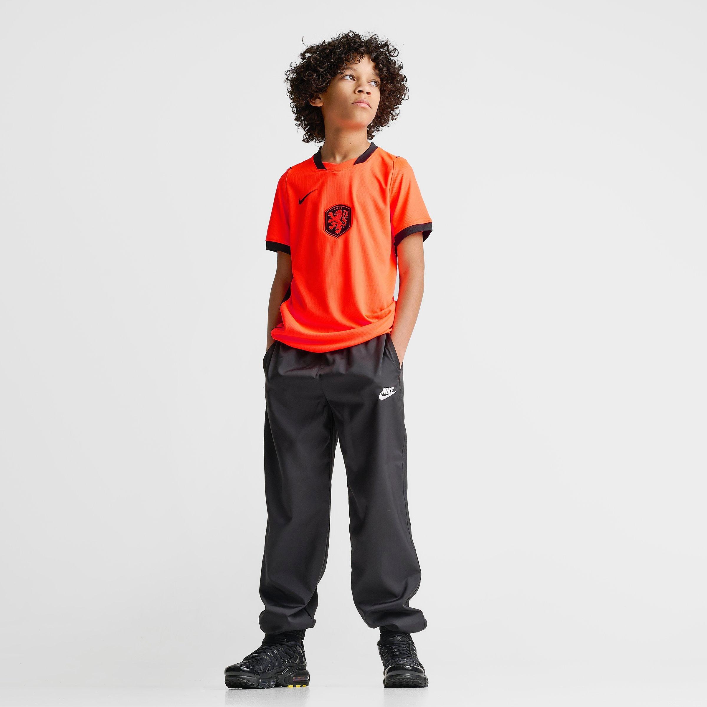 Big Kids' Nike Netherlands 26 Stadium Home Dri-FIT Replica Soccer Jersey