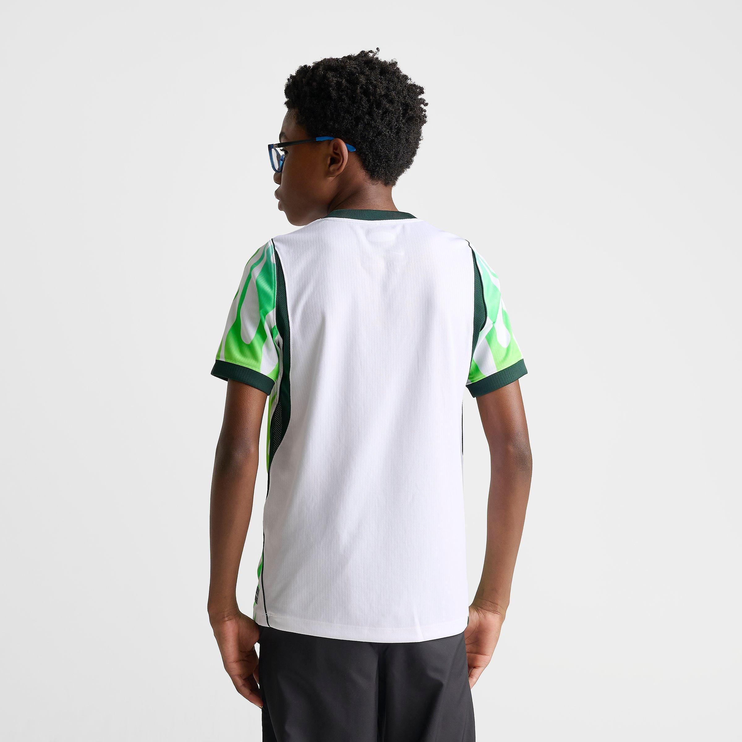 Big Kids' Nike Nigeria 26 Stadium Away Dri-FIT Replica Soccer Jersey